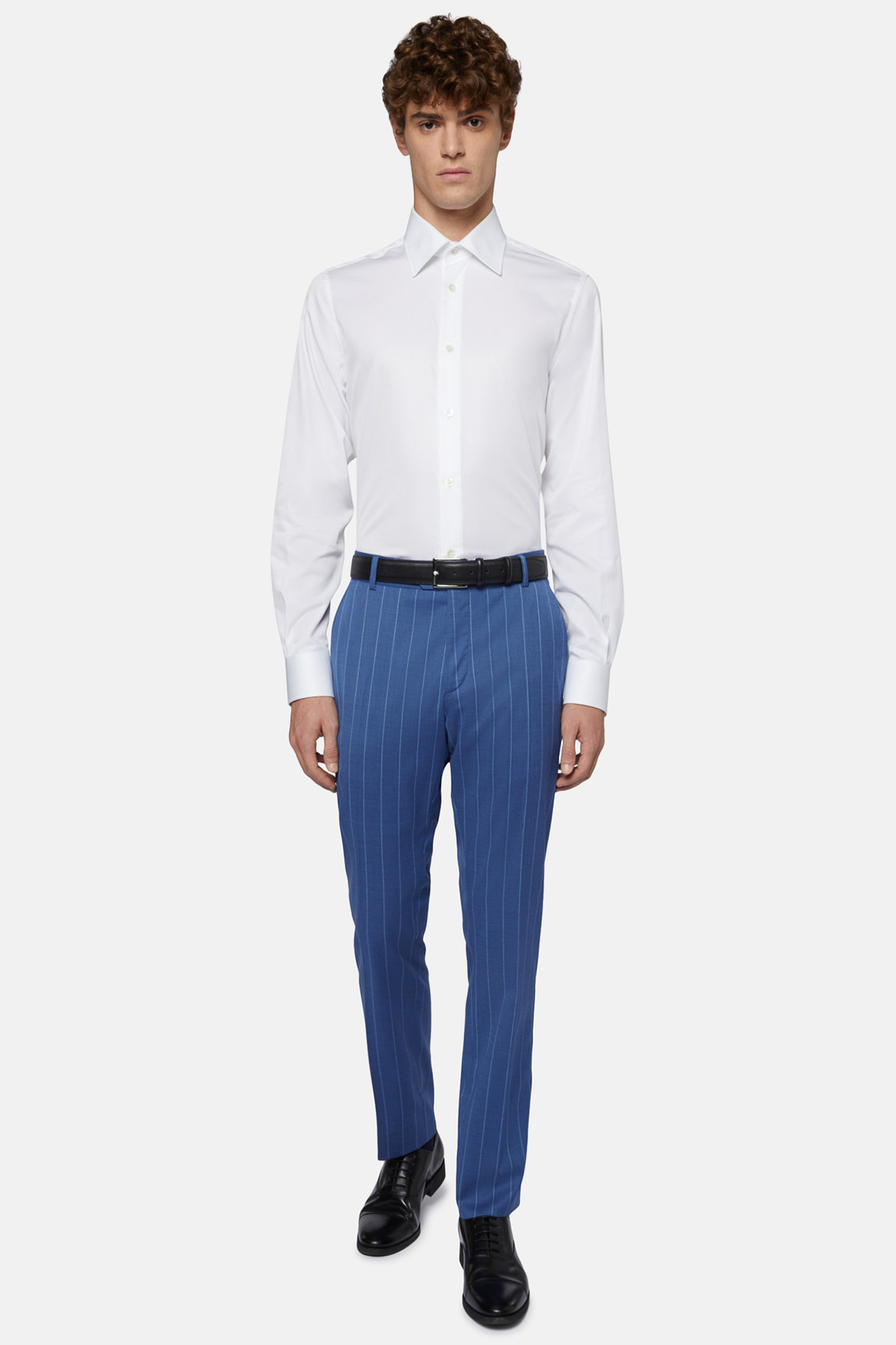CAMISA FORMAL BLANCA BOGGI image number 3