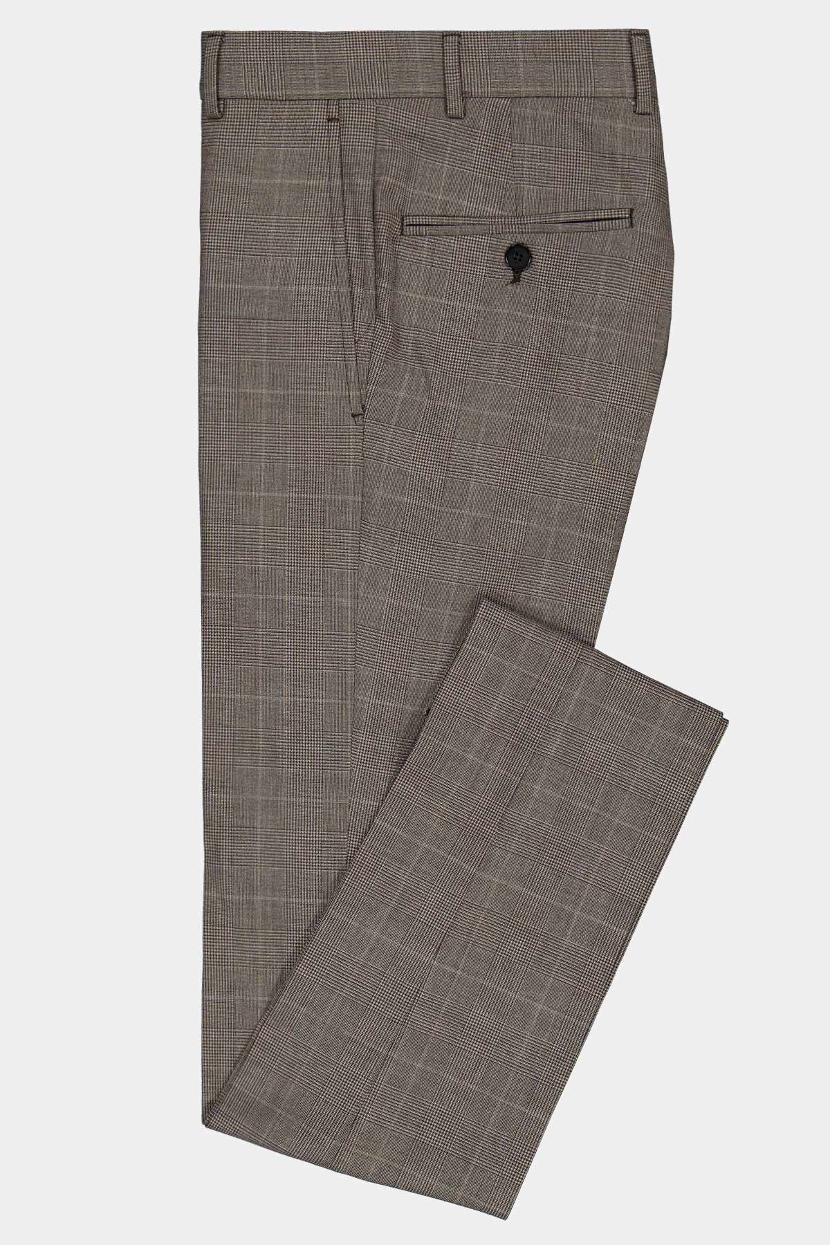 PANTALÓN FORMAL SLIM FIT BEIGE image number 3