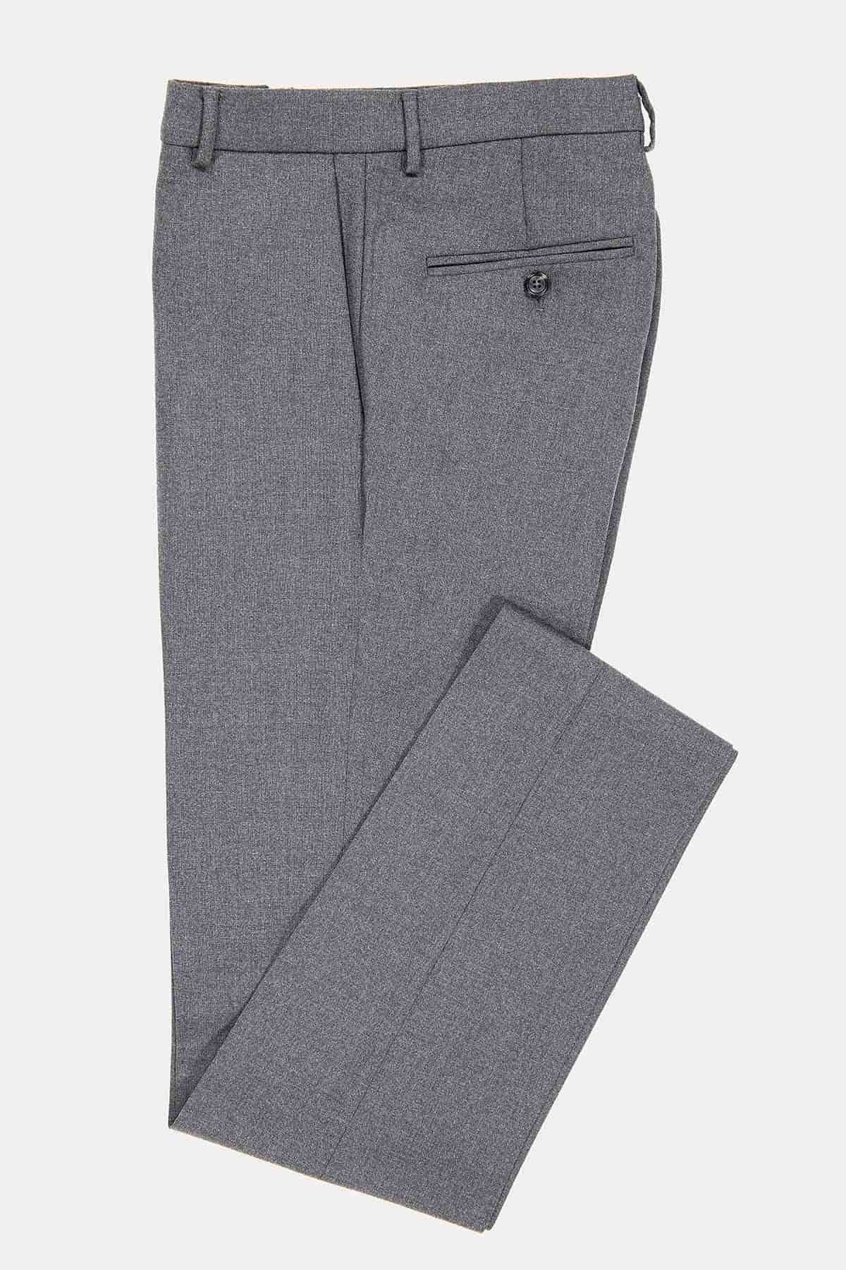 PANTALÓN VESTIR HIGH LIFE GRIS SLIM FIT image number 3
