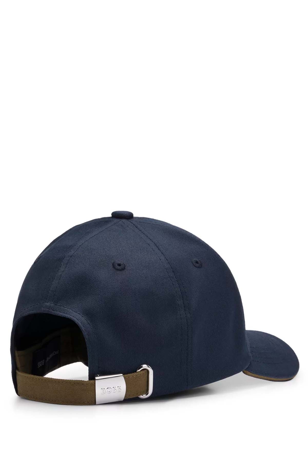 Gorra Porsche x BOSS de sarga de algodón con detalle de la colaboración image number 2