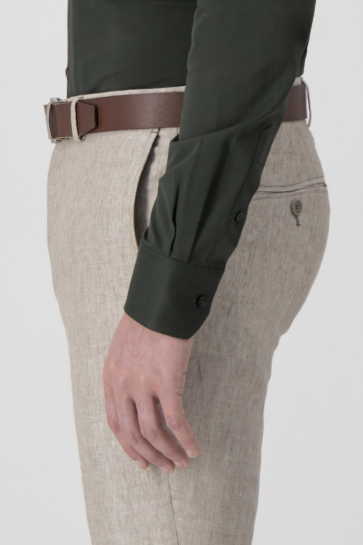 Camisa Casual Tec-Knit Contemporary Fit image number 4