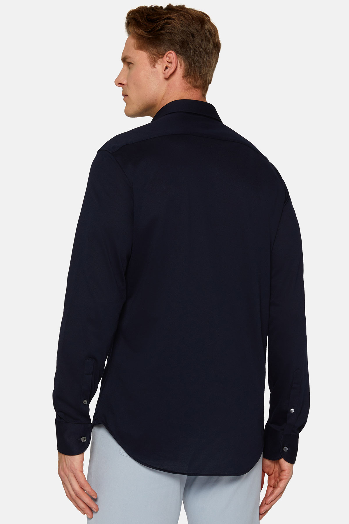 CAMISA CASUAL AZUL MARINO BOGGI image number 3