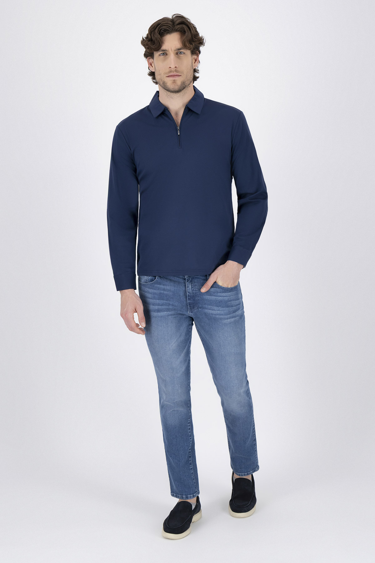 Playera Polo Mercerized Cotton Contemporary Fit