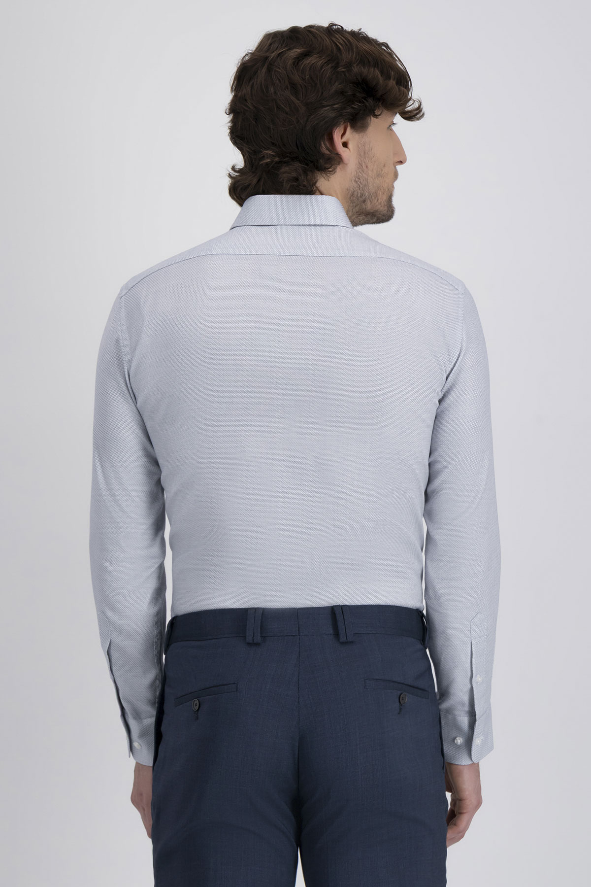 Camisa Formal Silk Protein Contemporary Fit image number 2