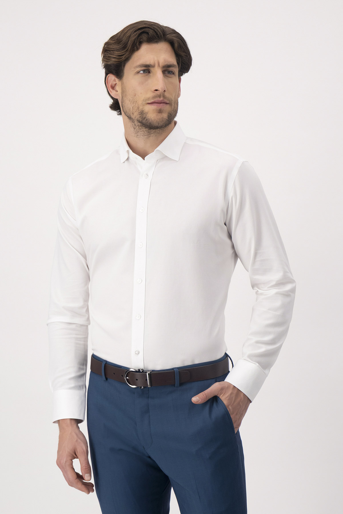 CAMISA FORMAL NON IRON BLANCA CONTEMPORARY FIT