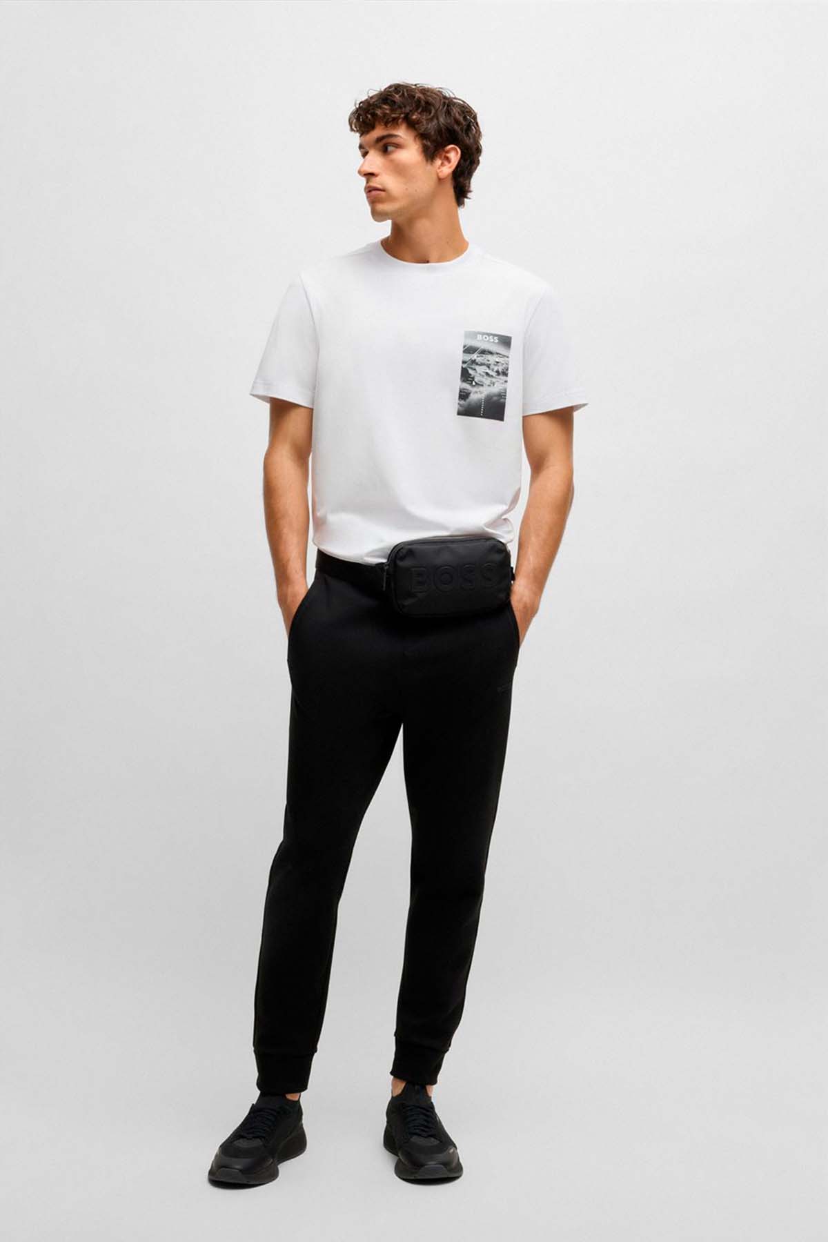 Camiseta de algodón elástico