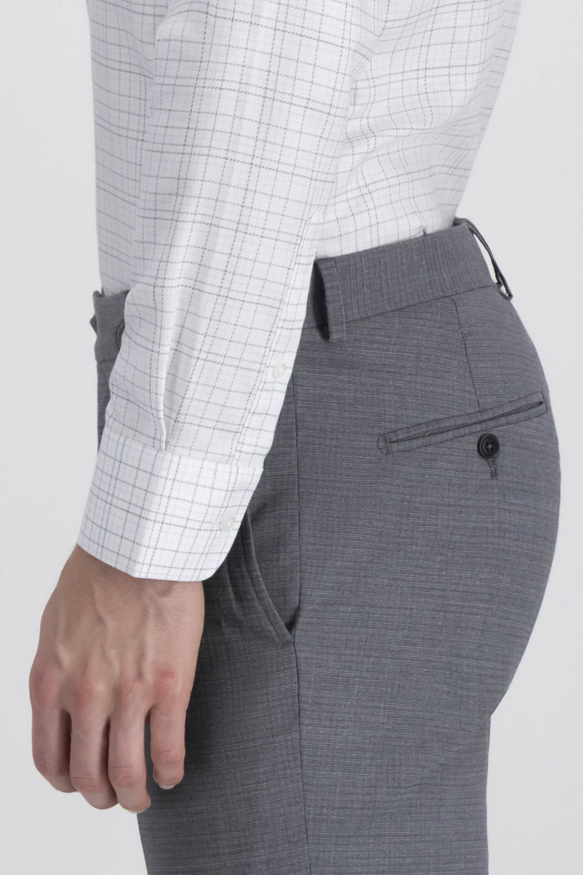 Camisa Formal Silk Protein Contemporary Fit image number 4