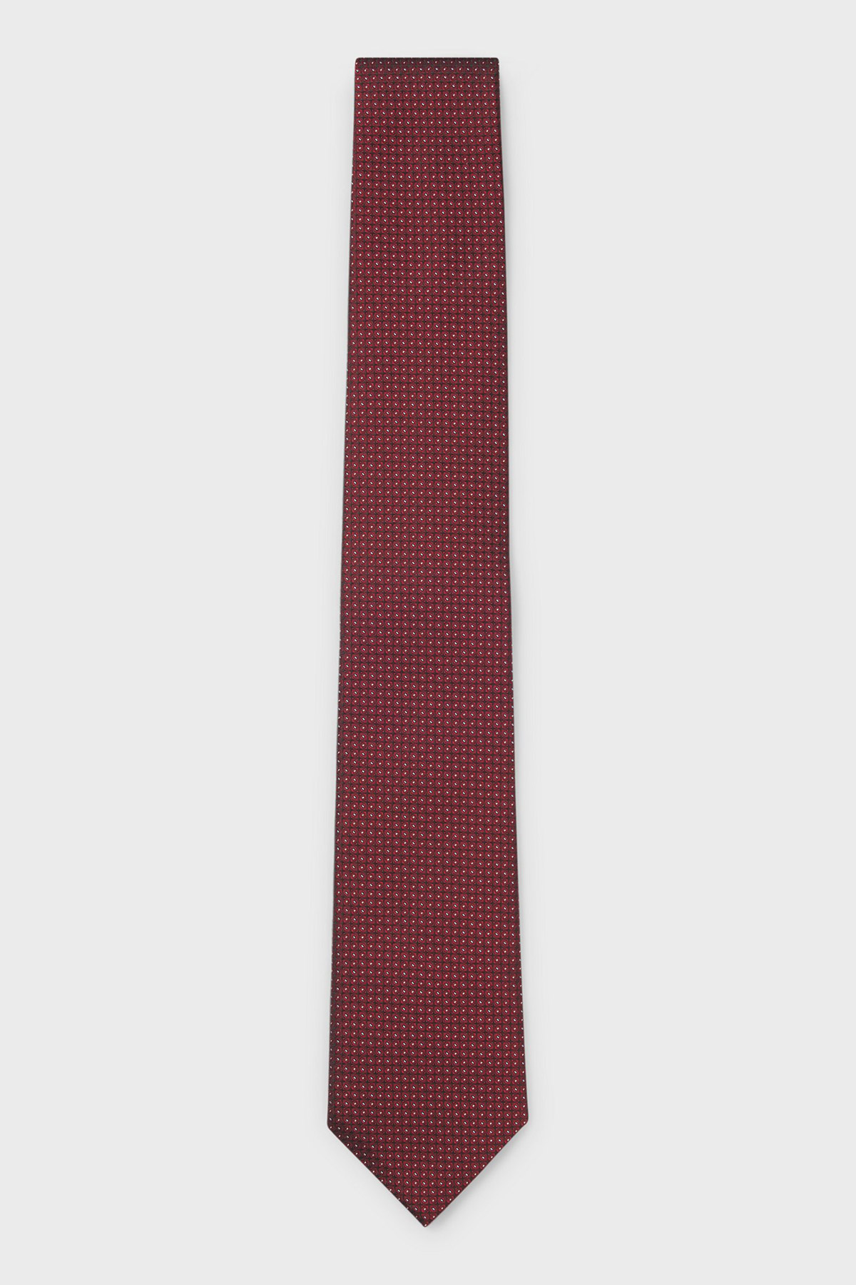 Corbata De Mezcla De Seda Con Microestampado