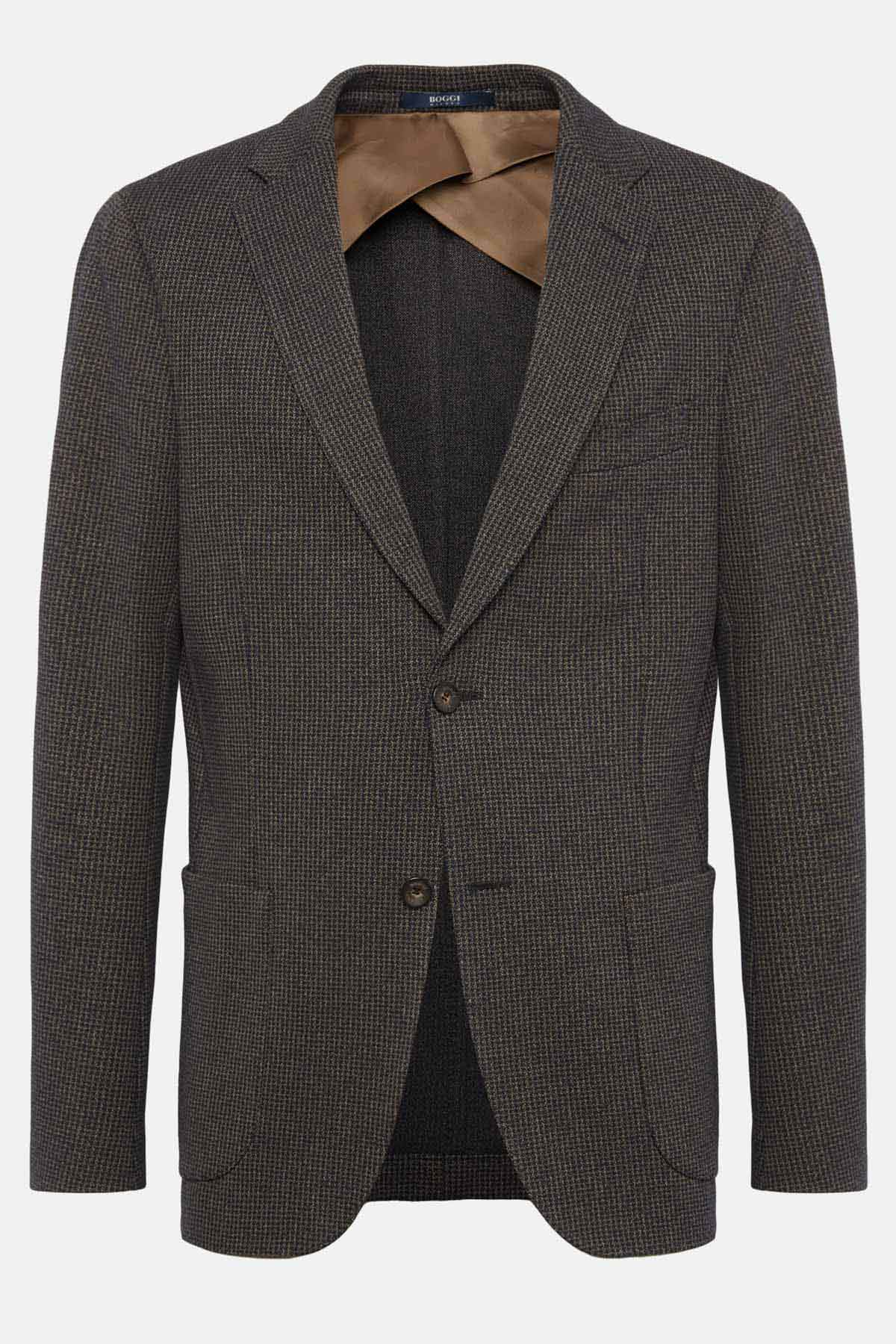 Chaqueta Marrón De Mezcla Algodón B Jersey image number 3