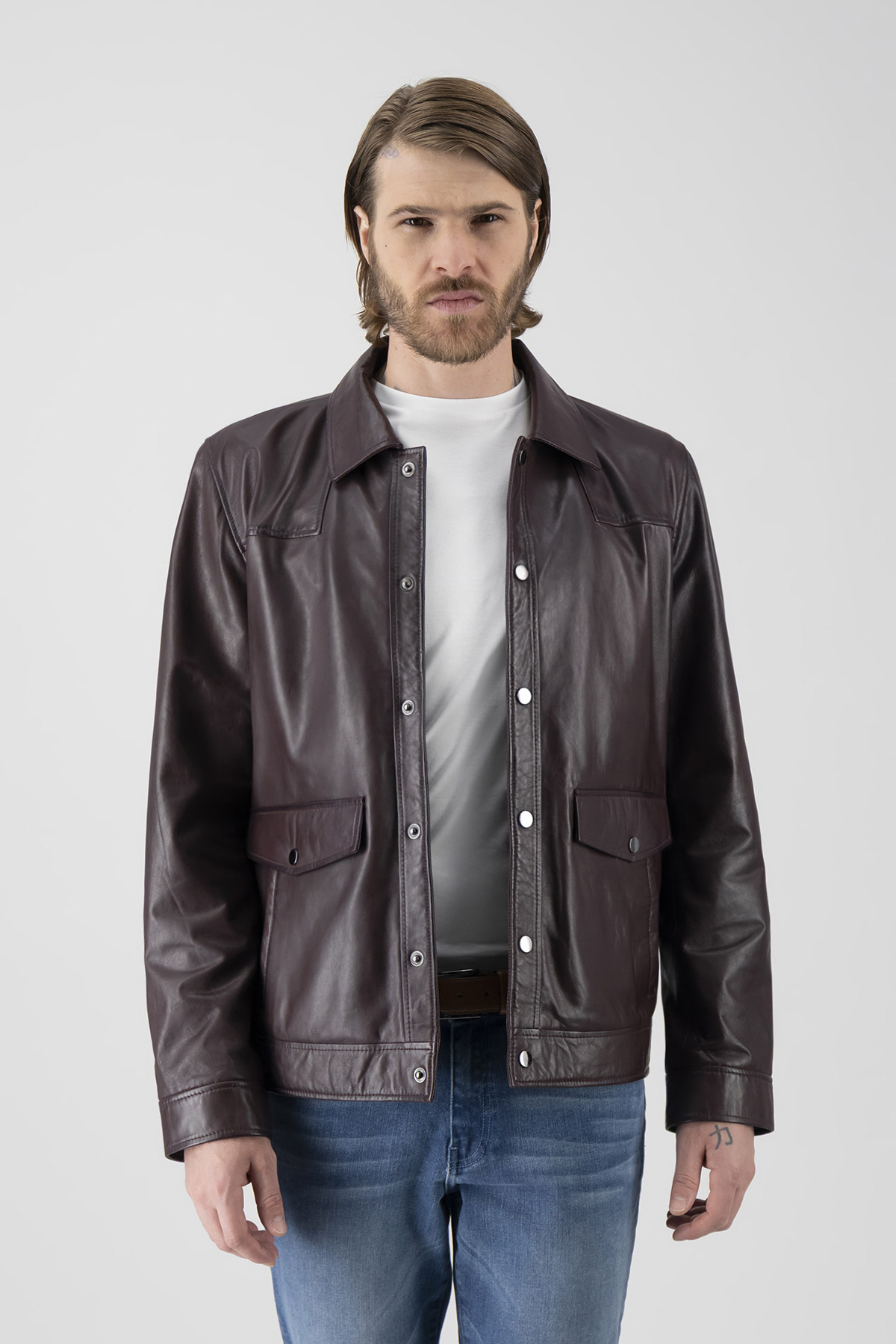 Chamarra La Vera Pelle Contemporary Fit