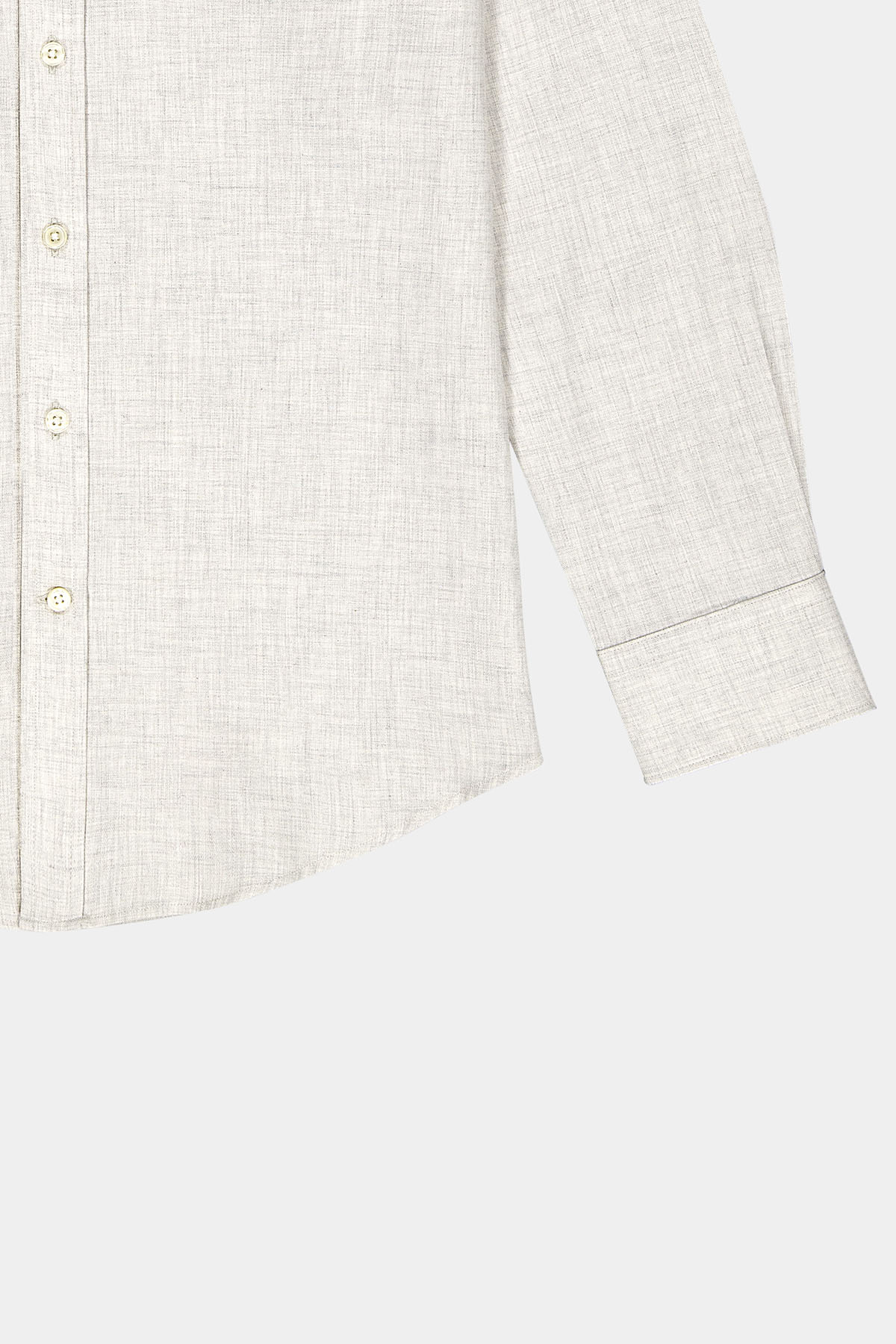 CAMISA SPORT CALDERONI COLOR HUESO CONTEMPORARY FIT image number 2