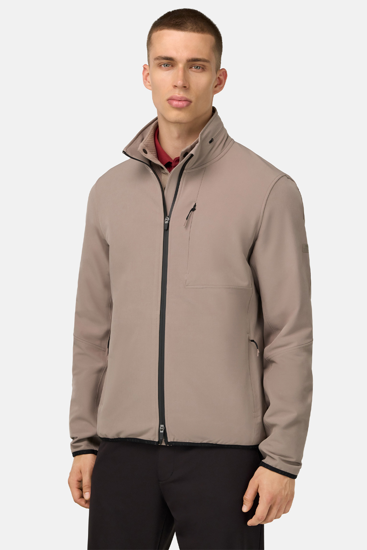 Chamarra Rompevientos De Nailon Elástico B Tech