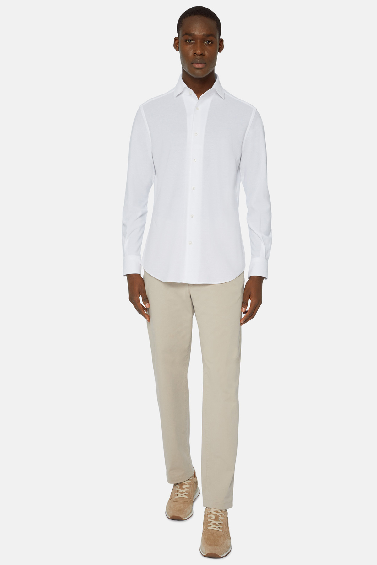 CAMISA CASUAL BLANCA BOGGI image number 4
