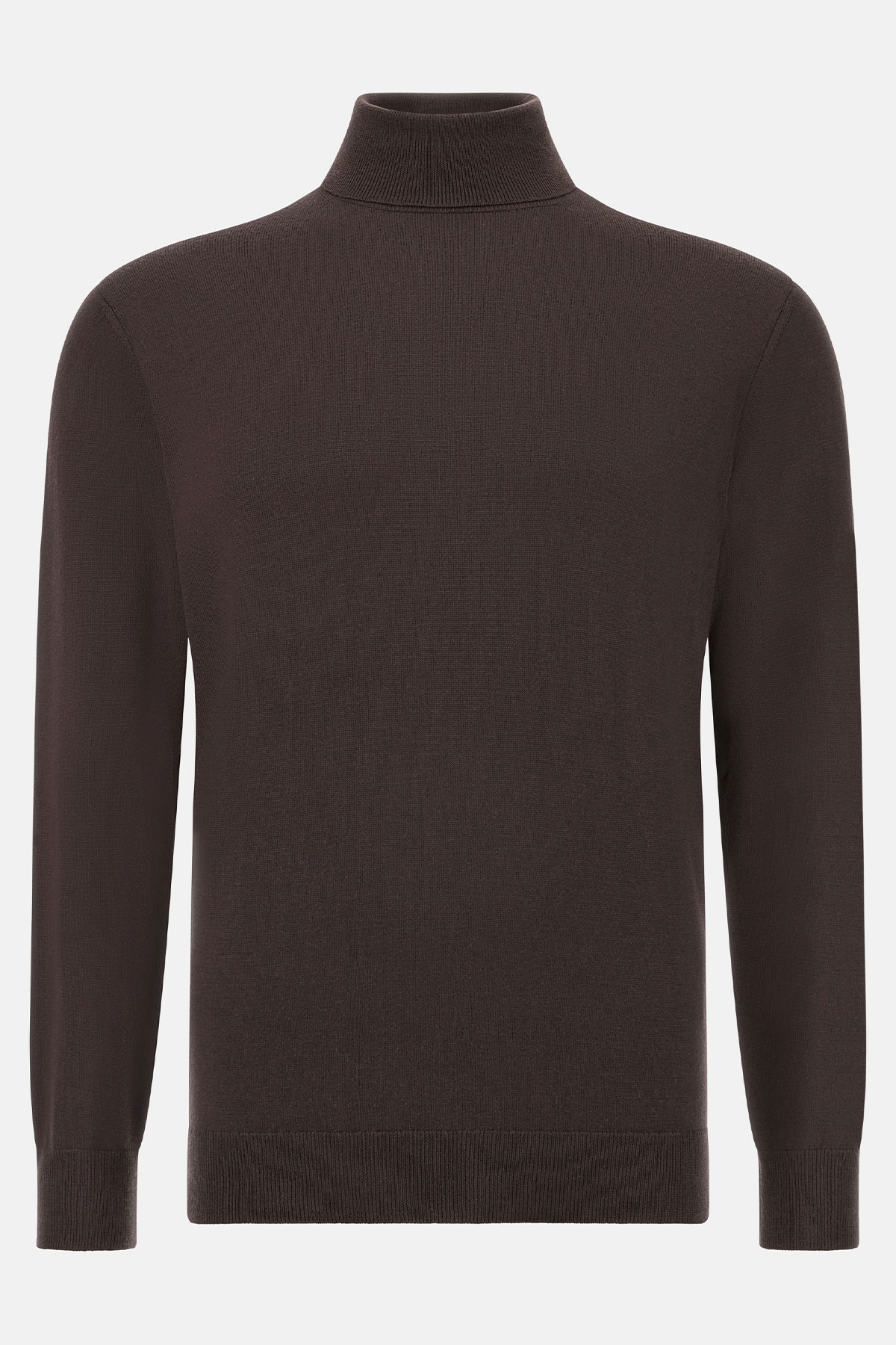 Suéter De Cuello Alto De Lana Merina