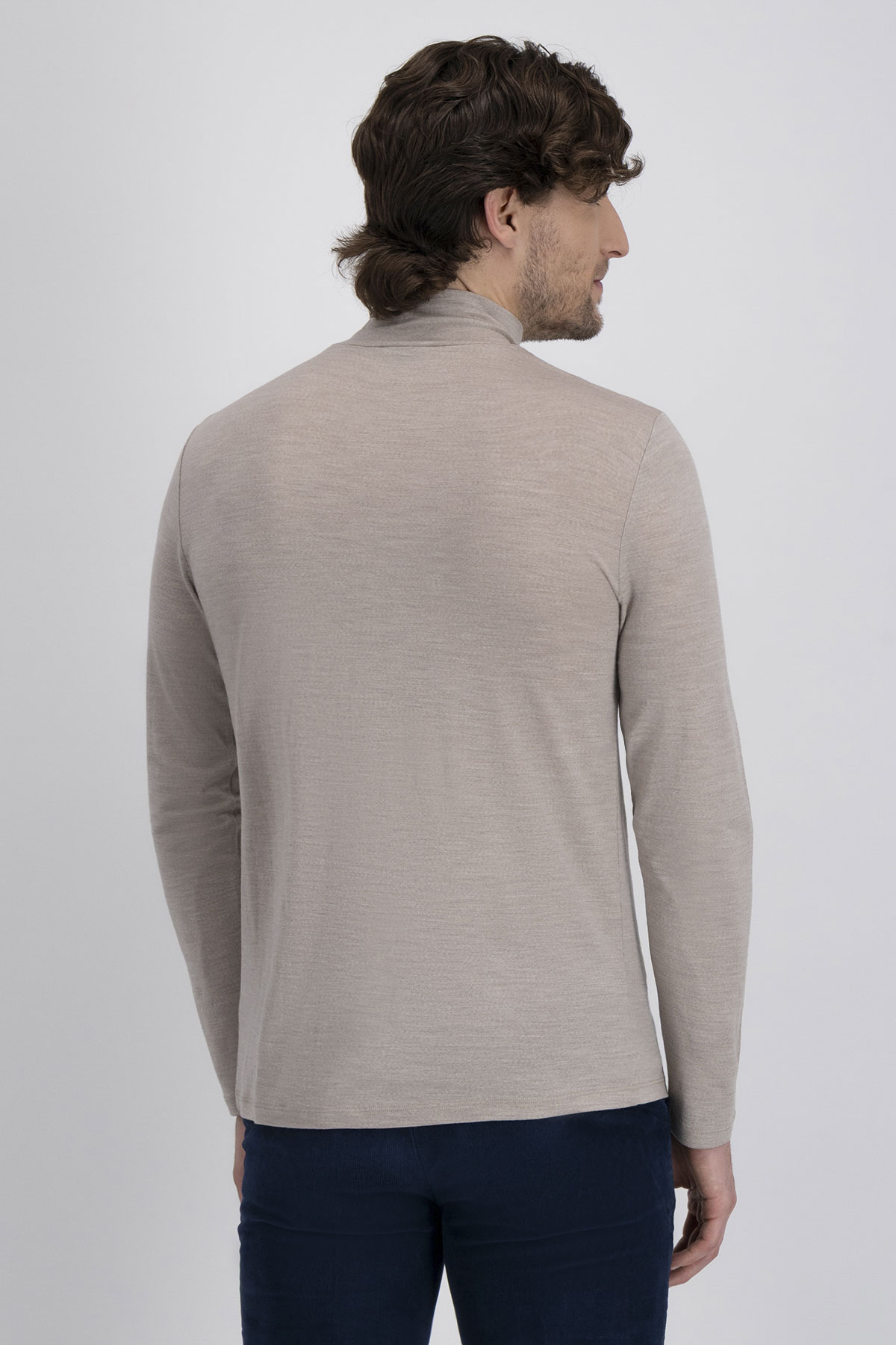 Playera Casual Merino Wool Contemporary Fit