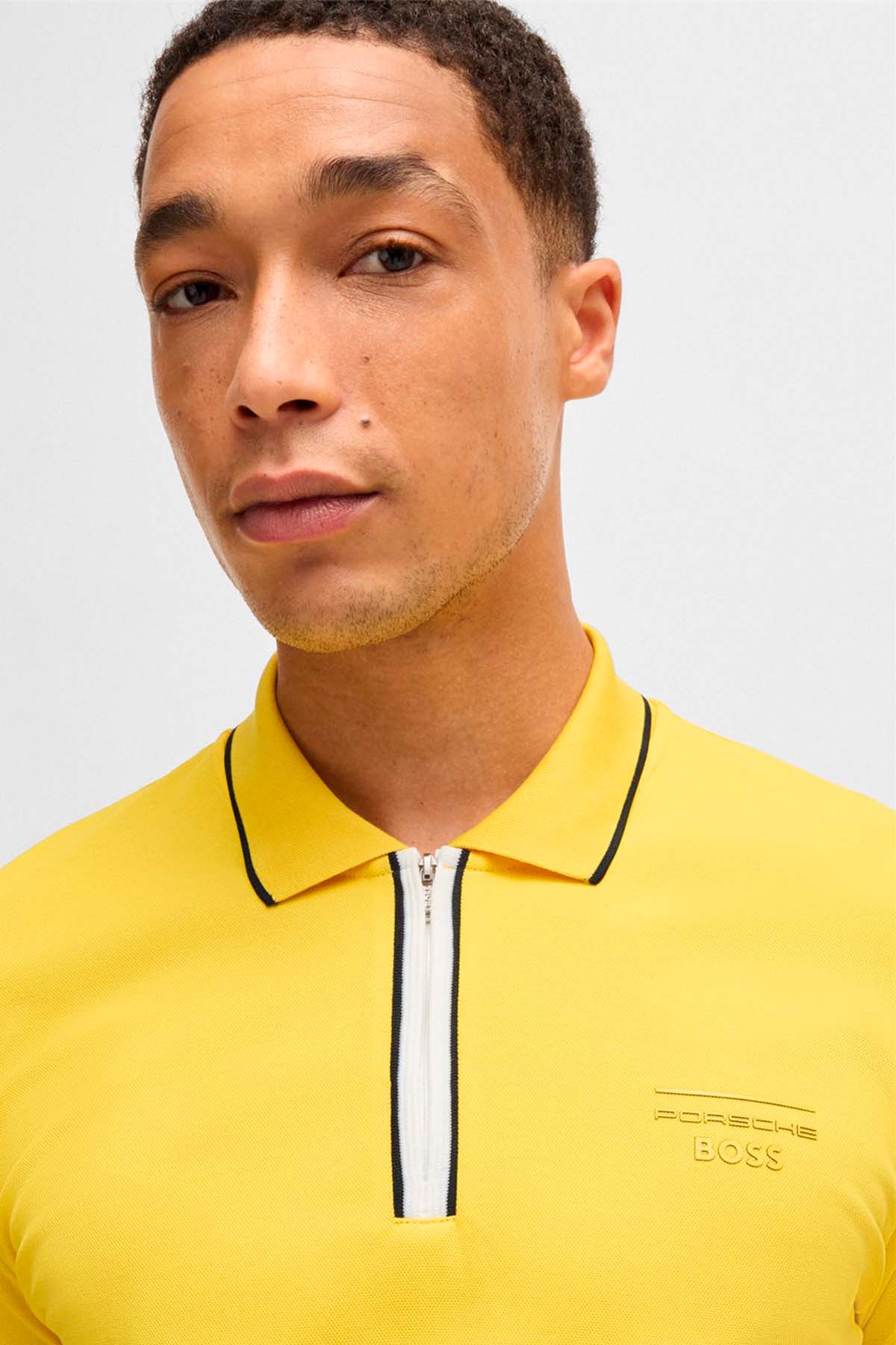 Polo Porsche x BOSS de algodón elástico image number 2