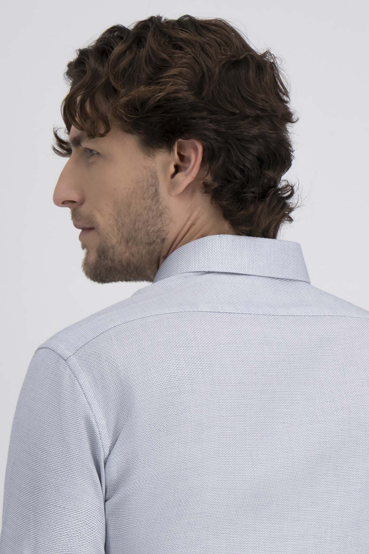 Camisa Formal Silk Protein Contemporary Fit image number 3