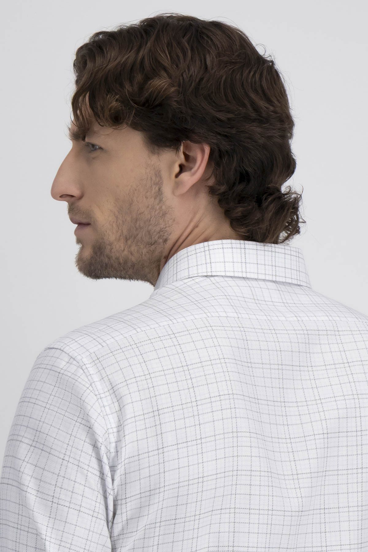Camisa Formal Silk Protein Contemporary Fit image number 3