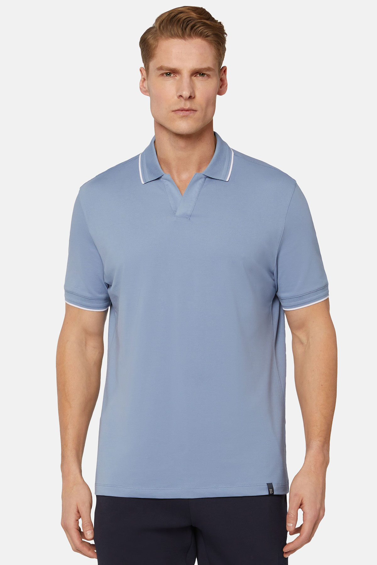 POLO AZUL CLARO BOGGI image number 1