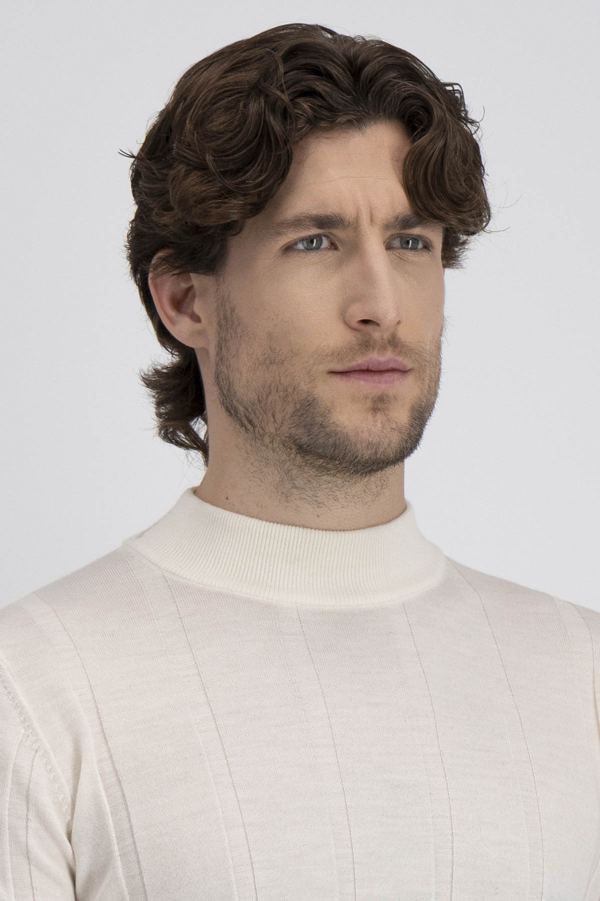 Suéter Casual Merino Wool Contemporary Fit