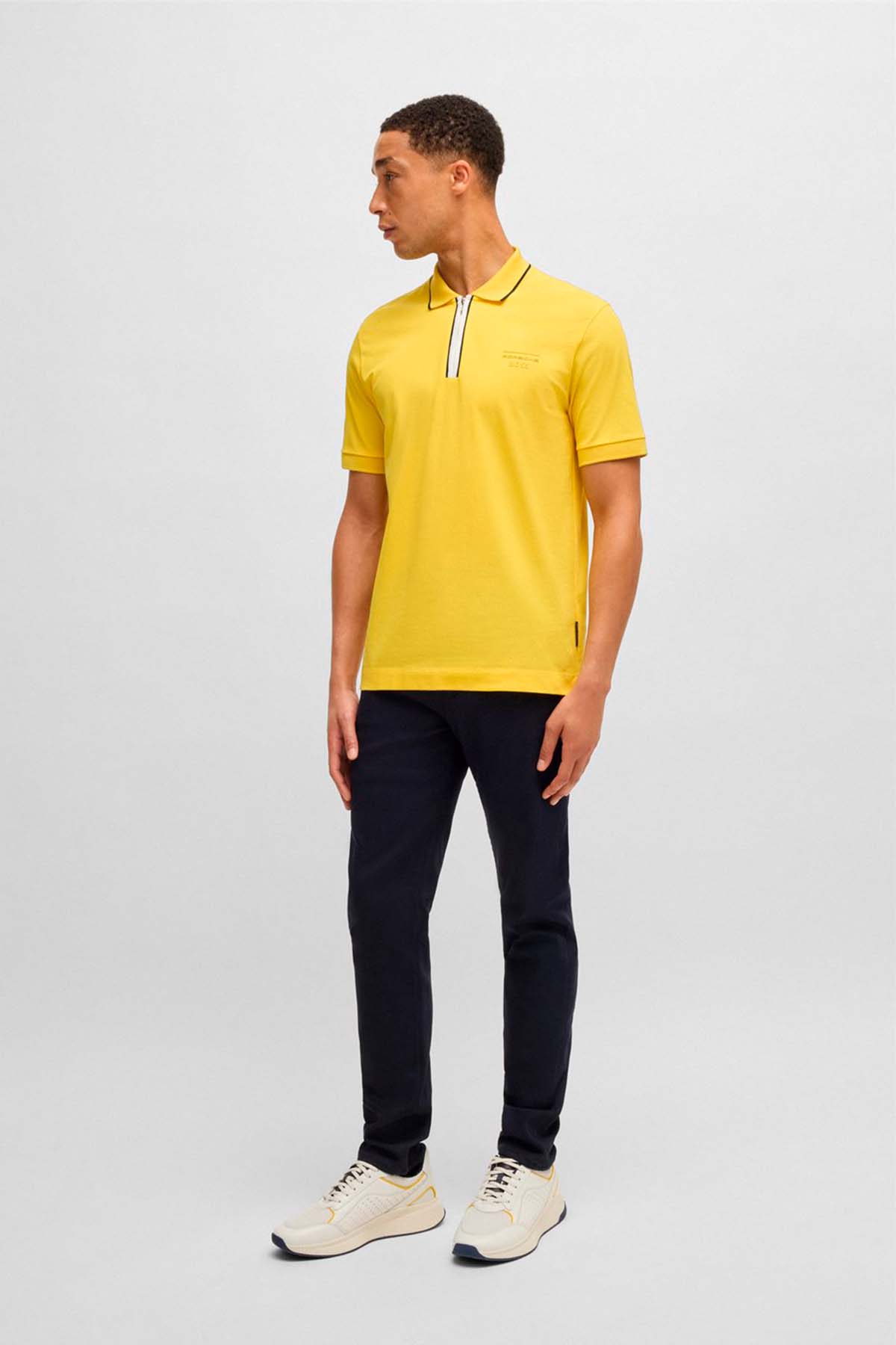 Polo Porsche x BOSS de algodón elástico image number 3