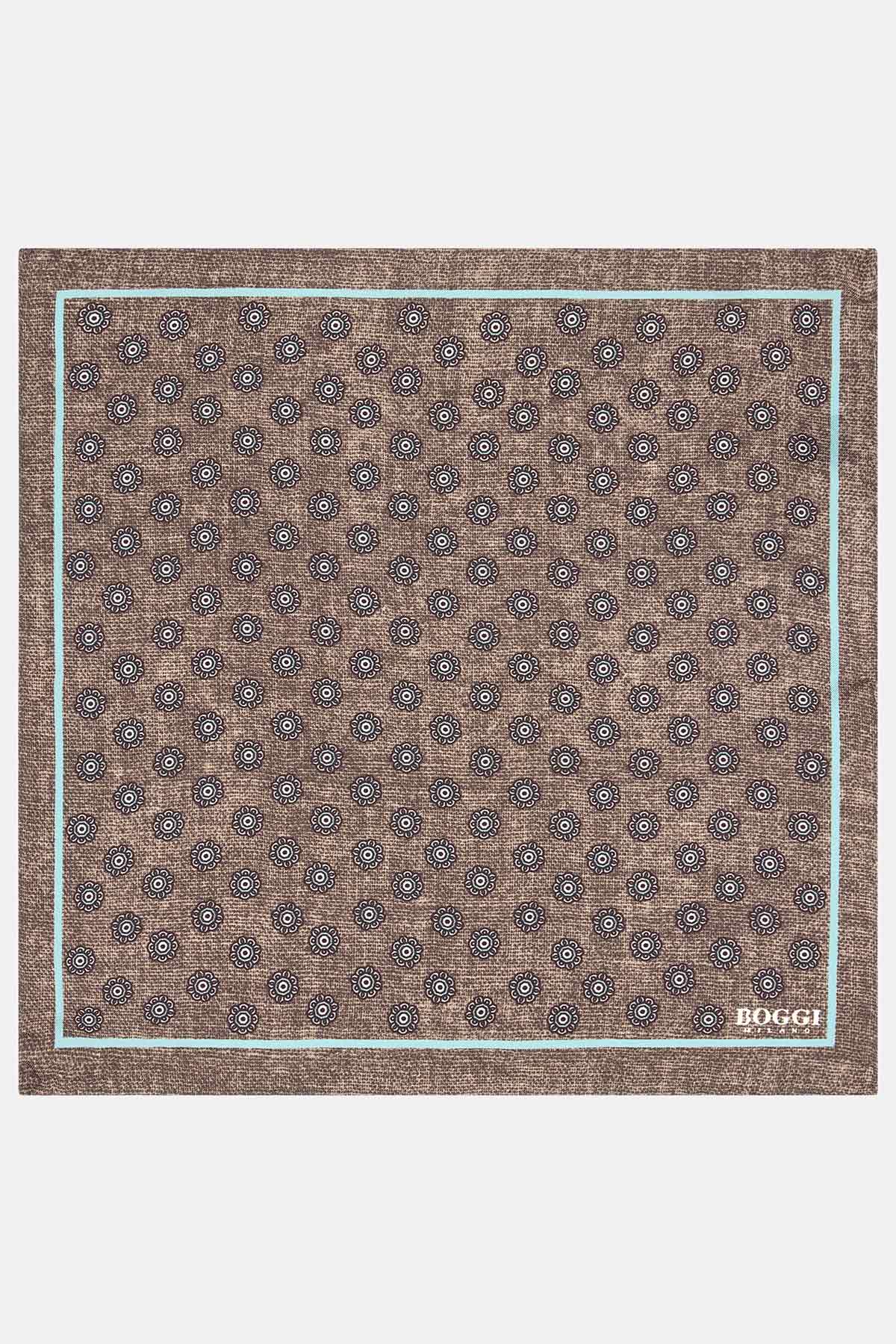 Pañuelo De Bolsillo De Seda Floral