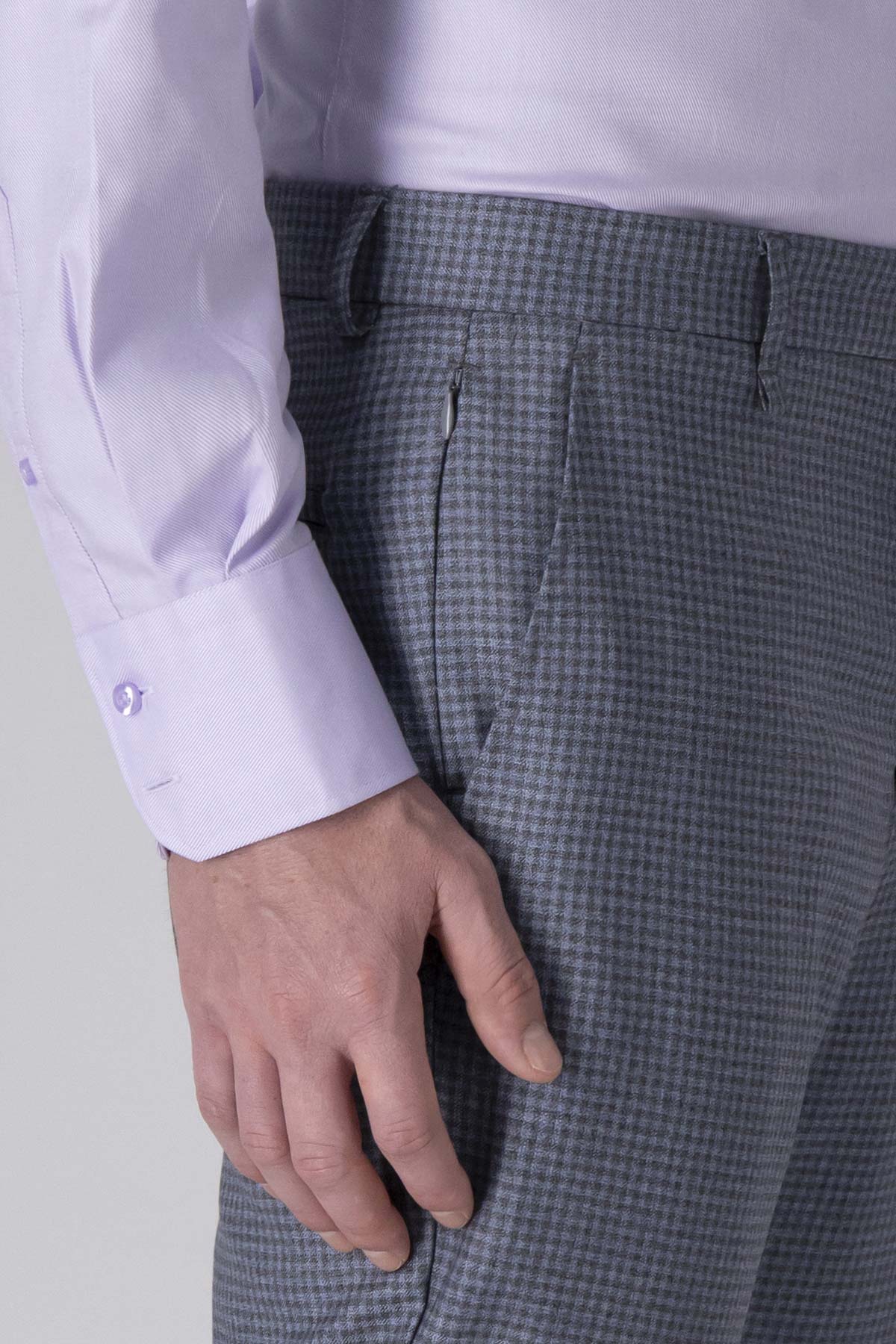 PANTALÓN FORMAL GRIS SLIM FIT image number 3