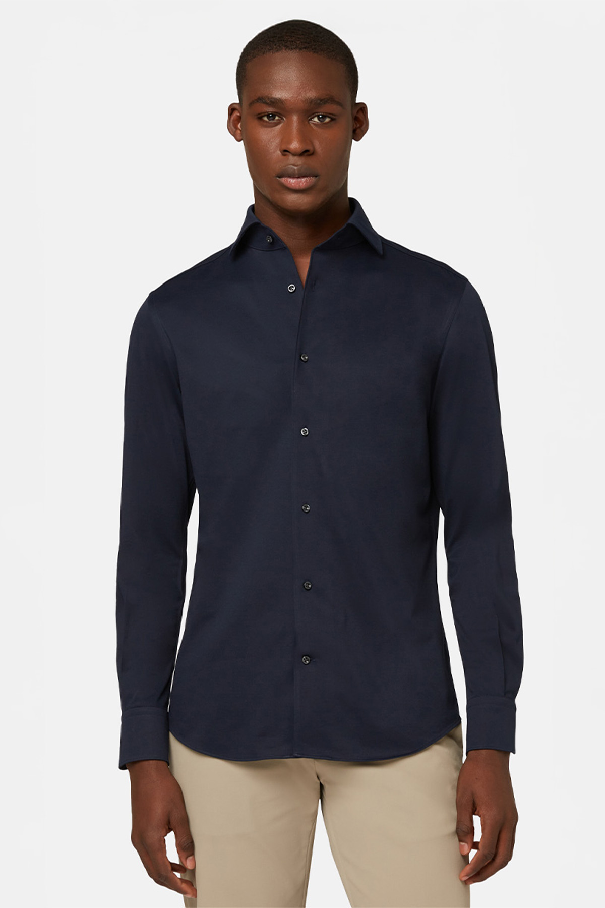 Camisa Casual Jersey Japonés Regular Fit image number 1