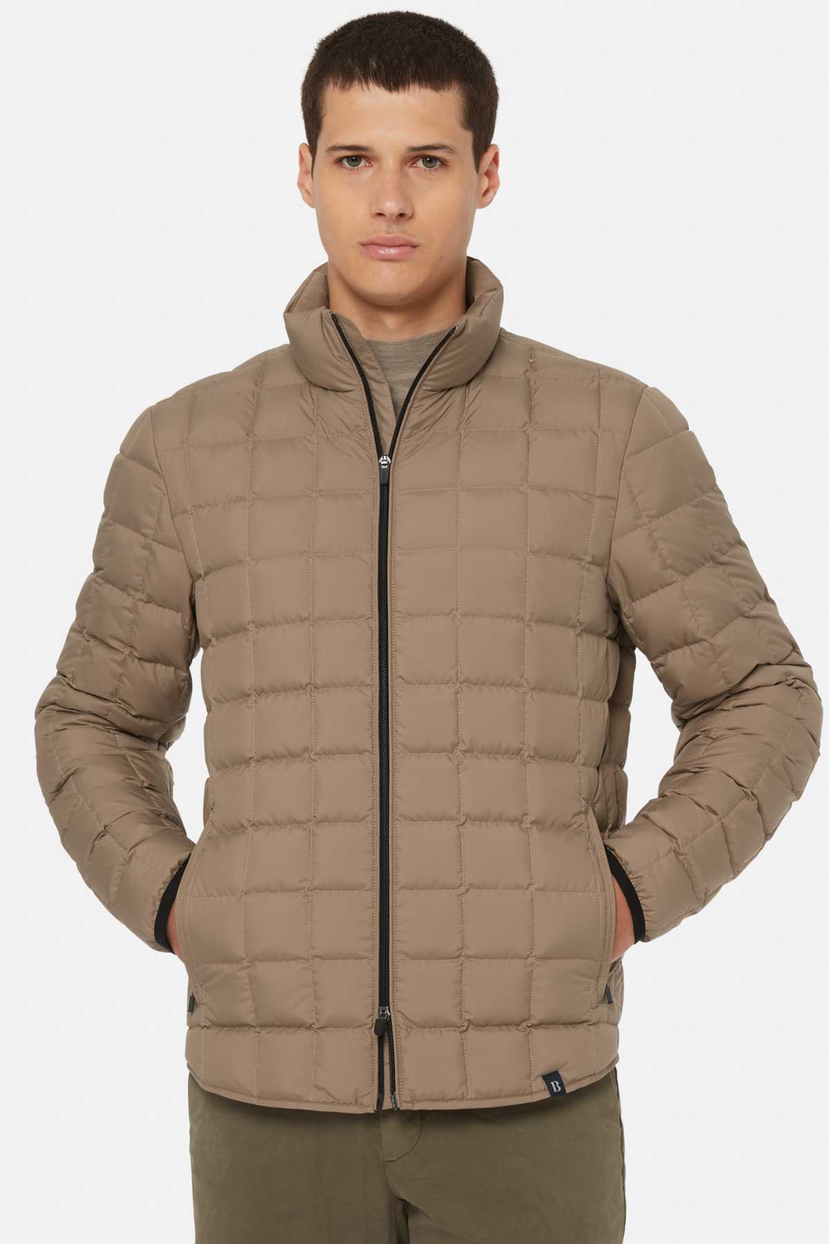 Chaqueta Bomber De Tejido Reciclado De Pluma De Oca image number 1