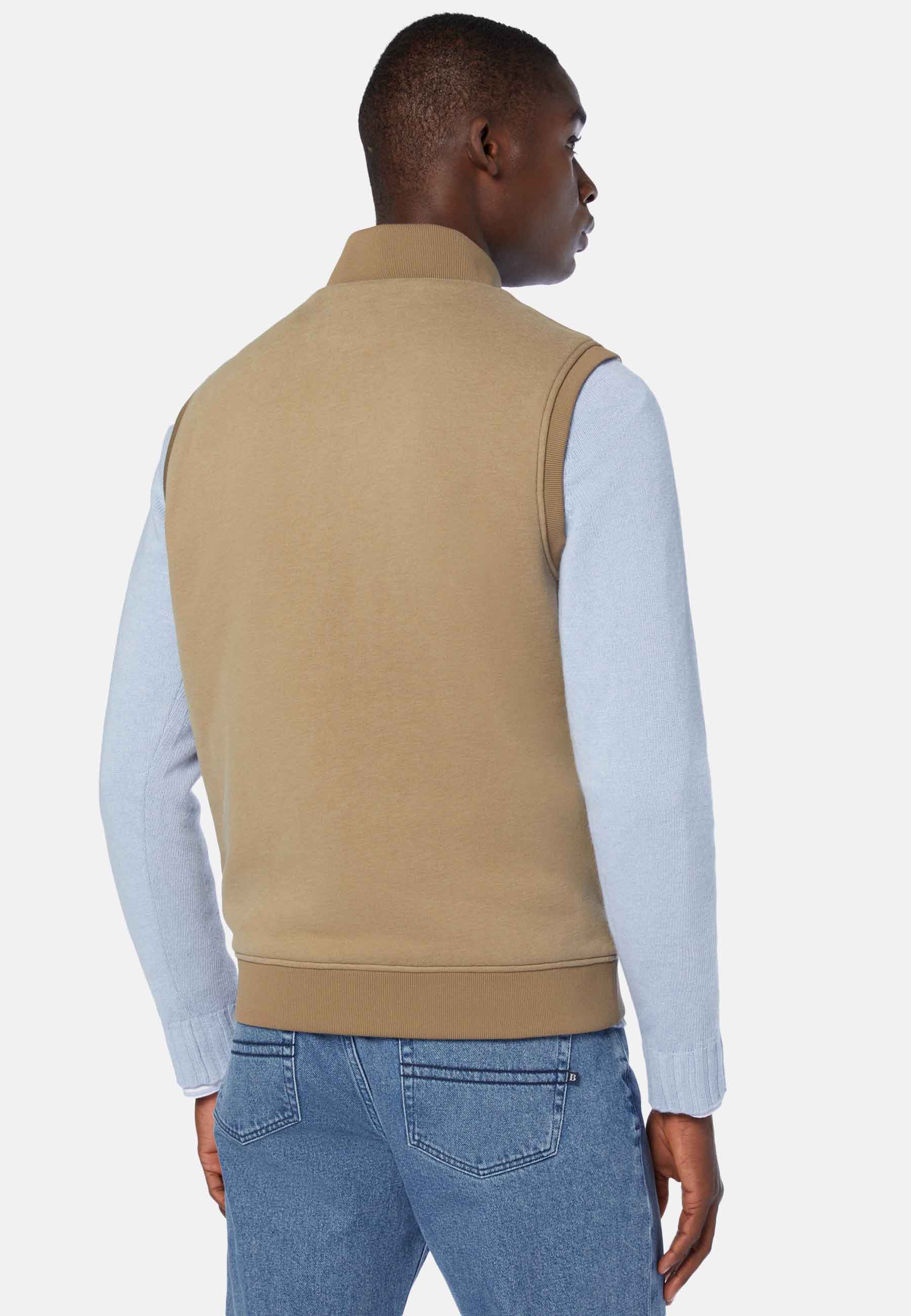 Sudadera Acolchada Sin Mangas De Algodón Tencel image number 1