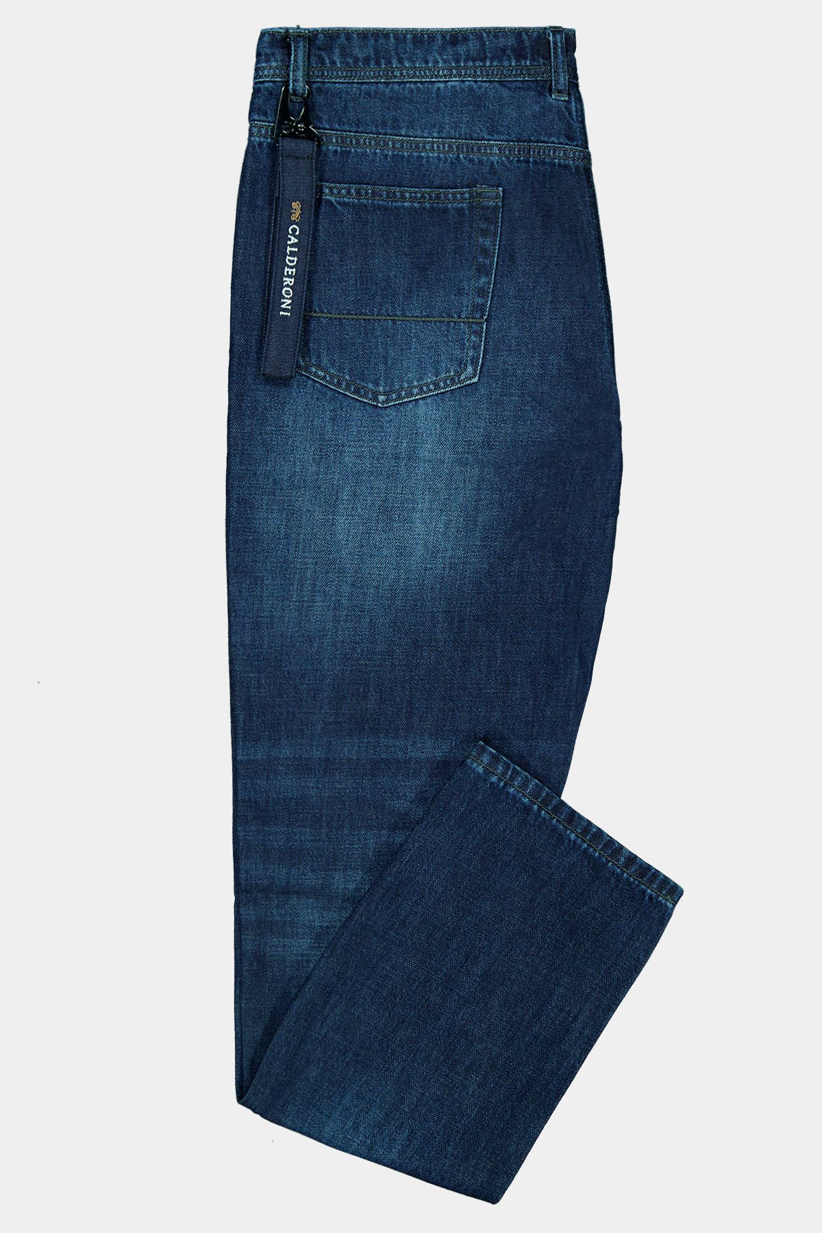 JEANS AZUL MARINO CONTEMPORARY FIT image number 5