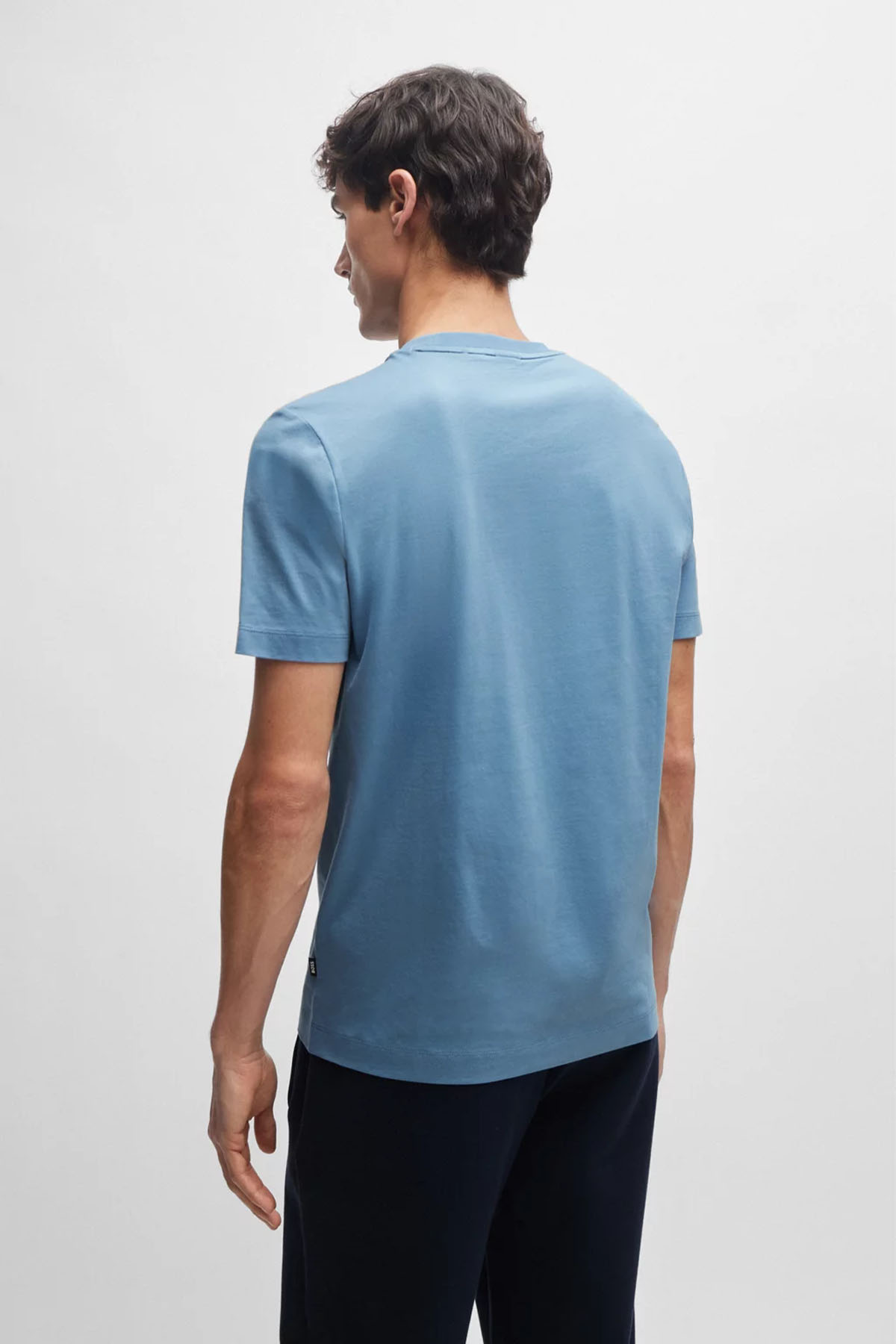 Camiseta De Jersey De Algodón Con Detalle De Logotipo