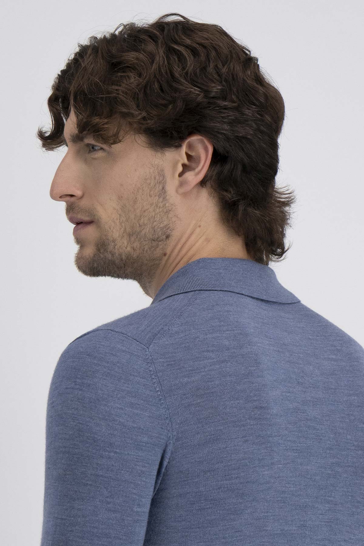 Suéter Casual Merino Wool Contemporary Fit