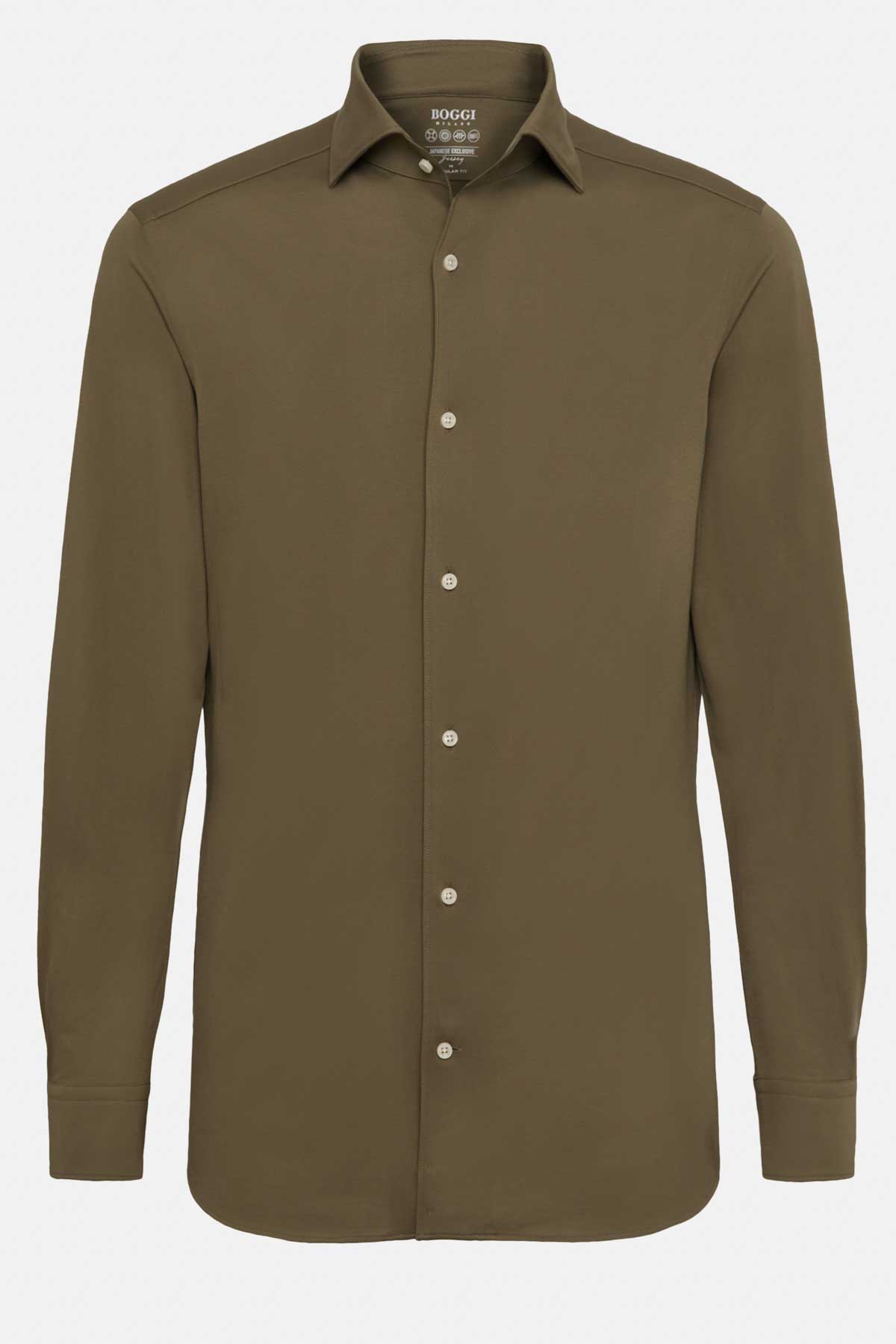 Camisa Estilo Polo De Punto Japonés Regular Fit image number 4