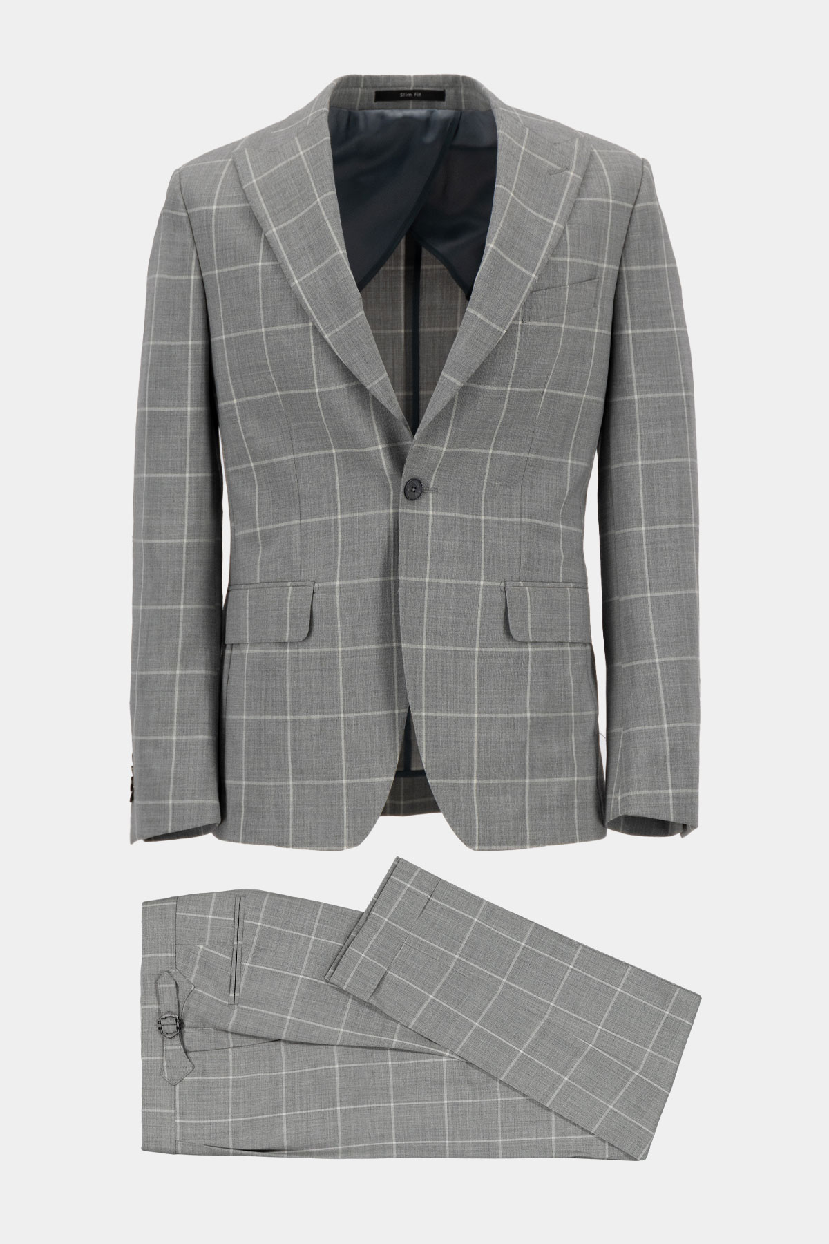 TRAJE TRÍO SLIM FIT GRIS image number 0