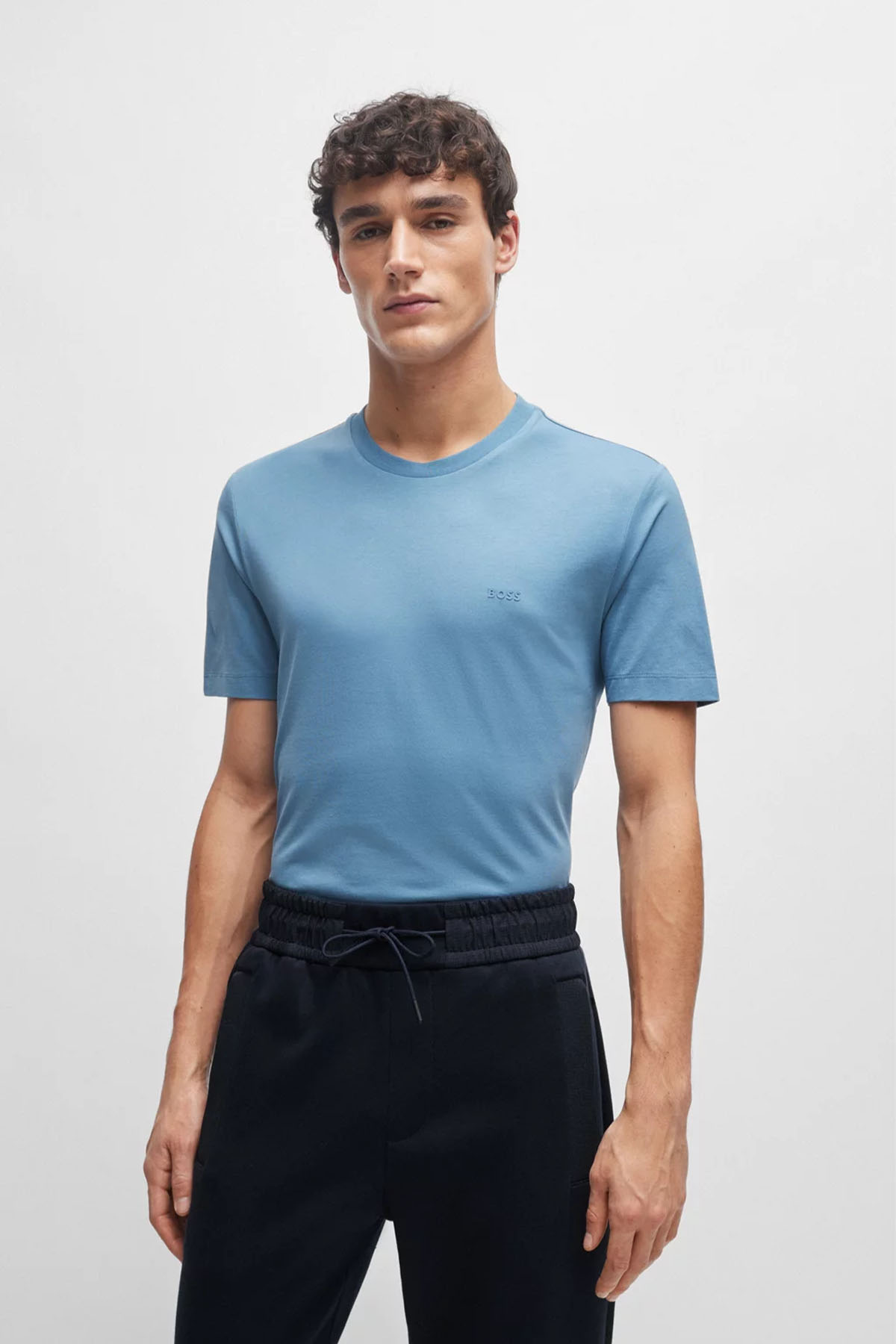 Camiseta De Jersey De Algodón Con Detalle De Logotipo