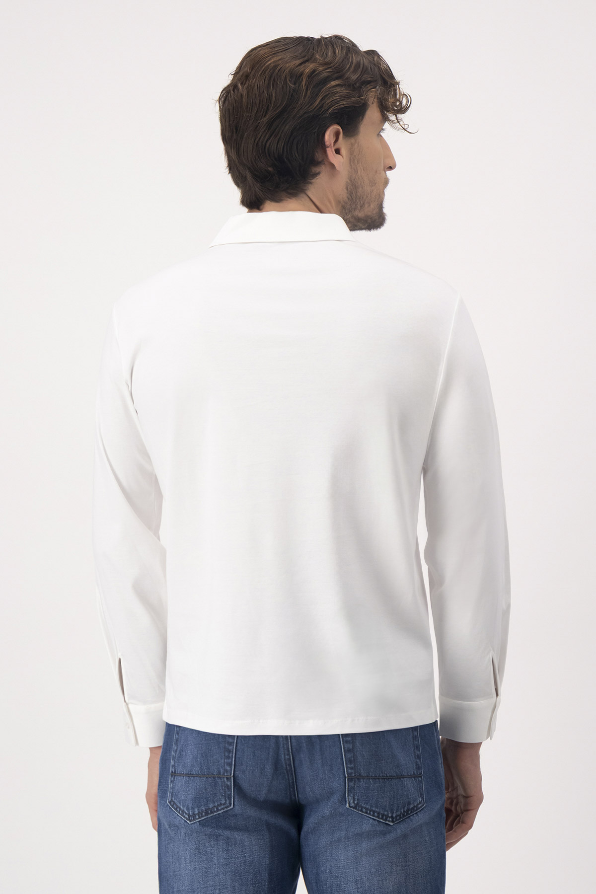 PLAYERA TIPO POLO MERCERIZED COTTON CONTEMPORARY FIT image number 2