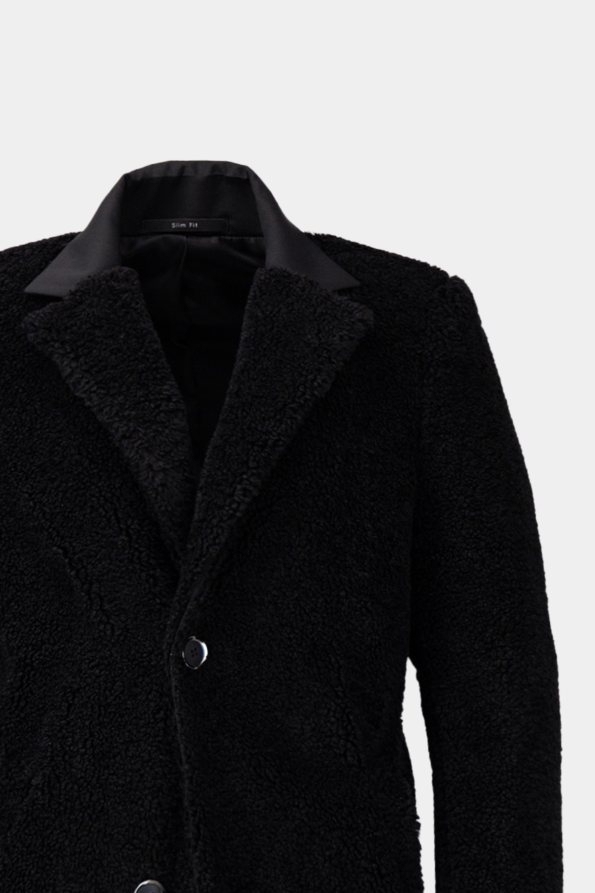 ABRIGO NEGRO SLIM FIT image number 1