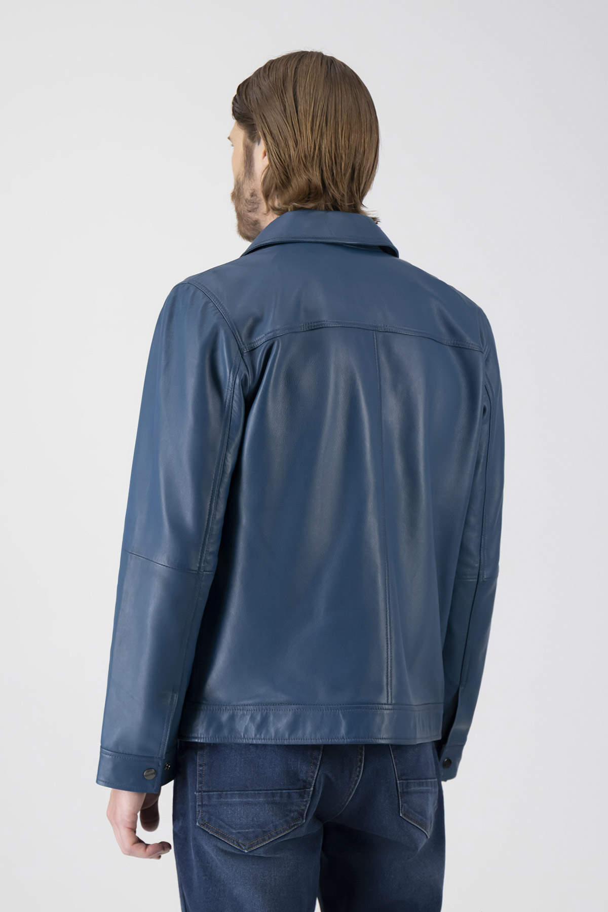 Chamarra La Vera Pelle Contemporary Fit image number 2
