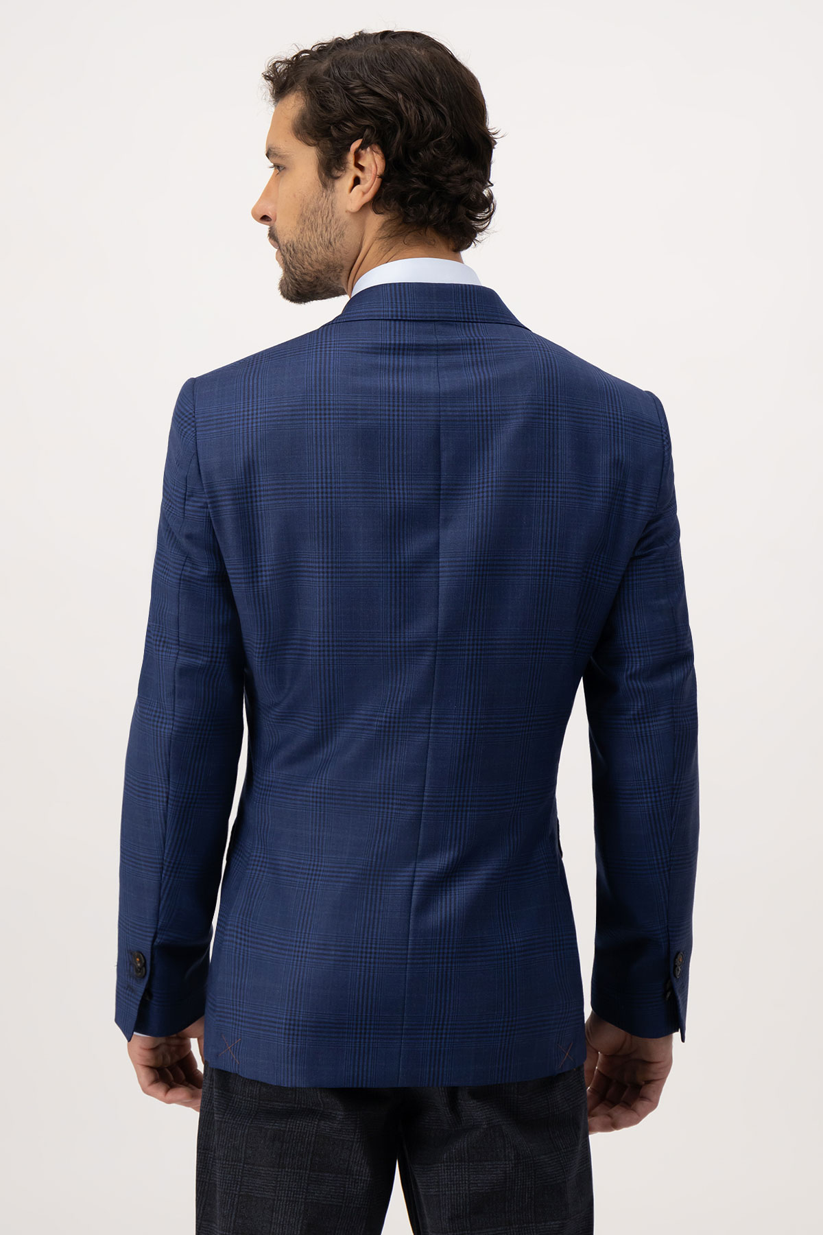 SACO SLIM FIT CALDERONI COUTURE image number 3