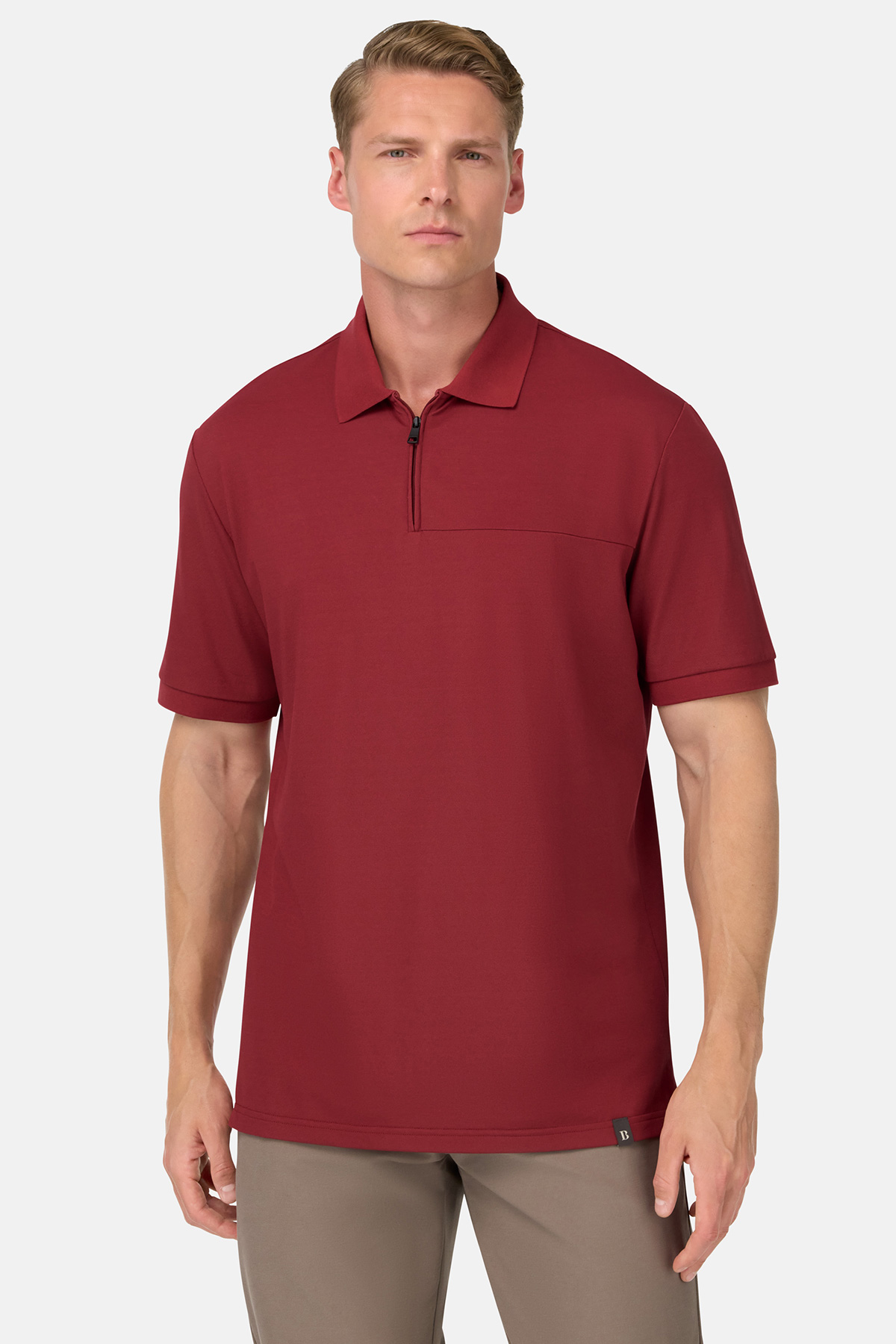 Polo Media Cremallera Cool Jade