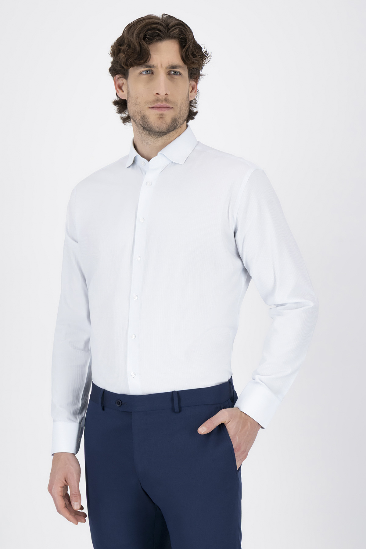 Camisa Formal Non Iron Contemporary Fit