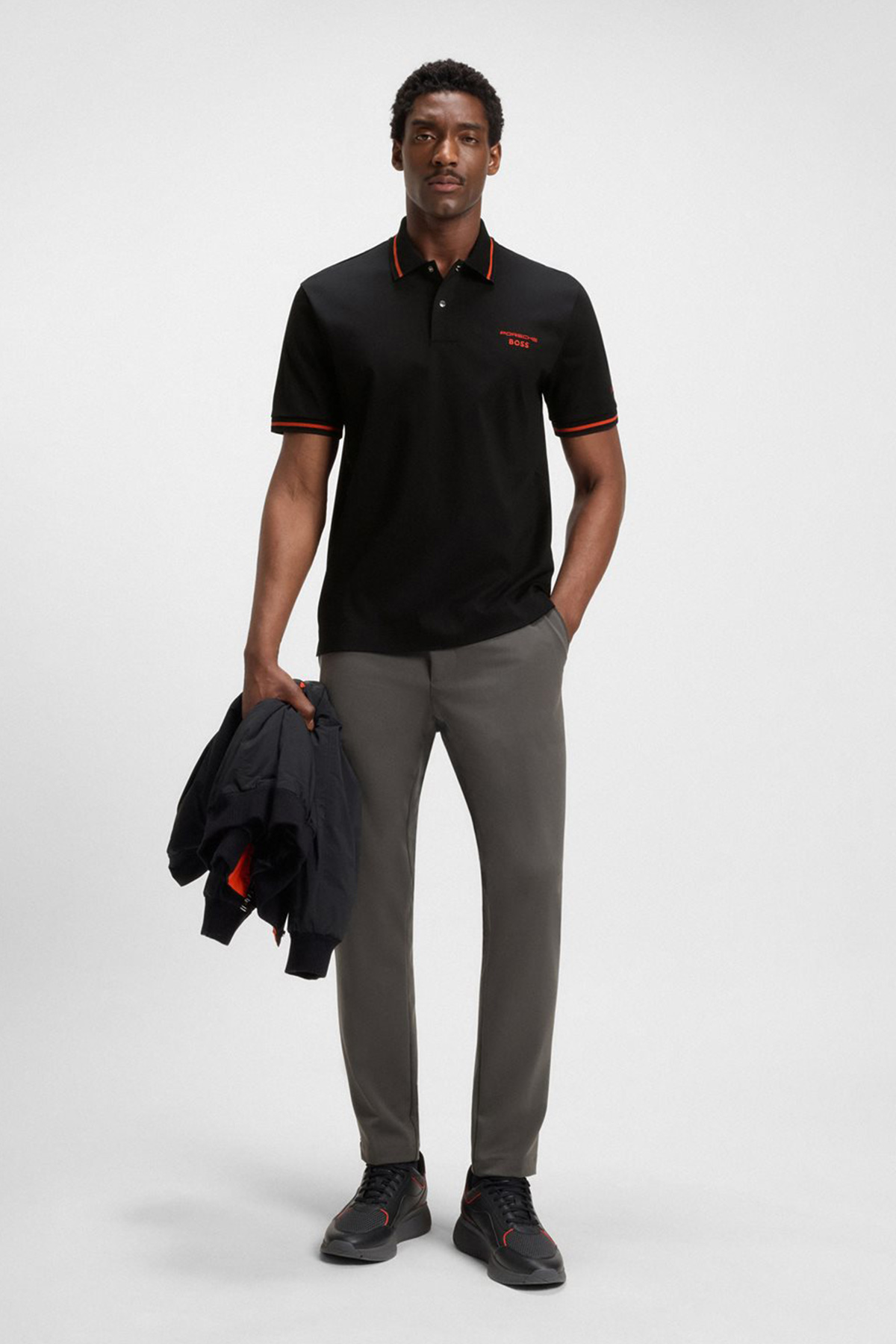 Polo Porsche x BOSS En Algodón Con Control De La Humedad