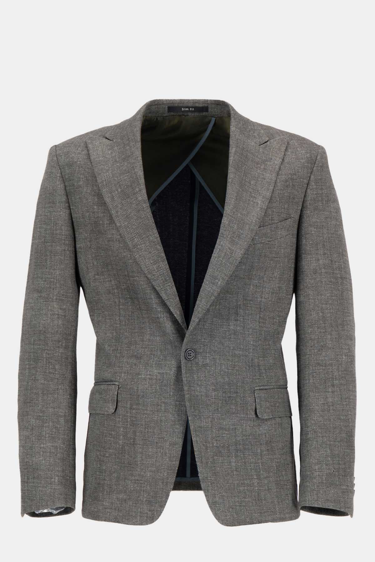 SACO CASUAL SLIM FIT VERDE OSCURO image number 0