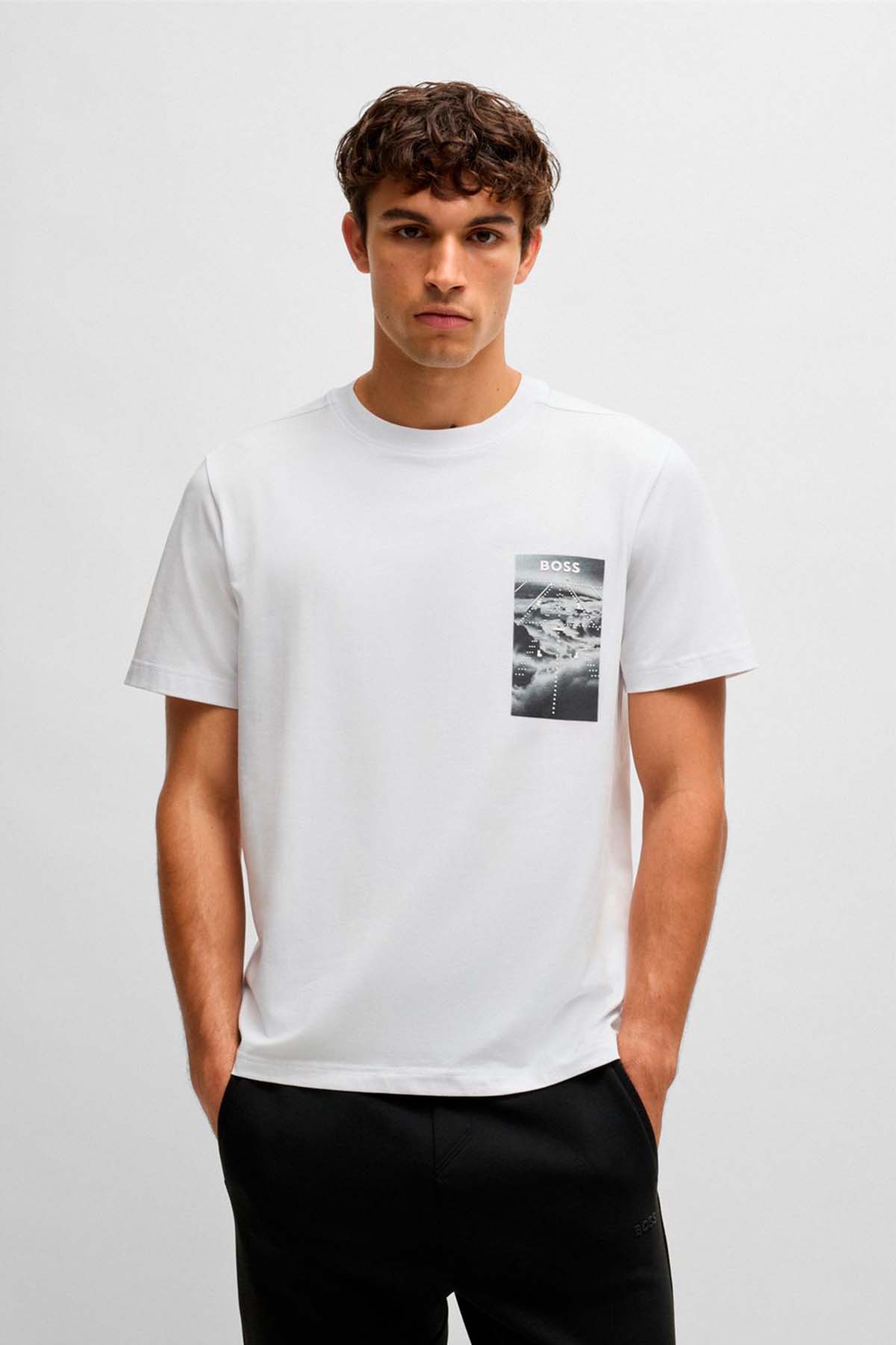 Camiseta de algodón elástico