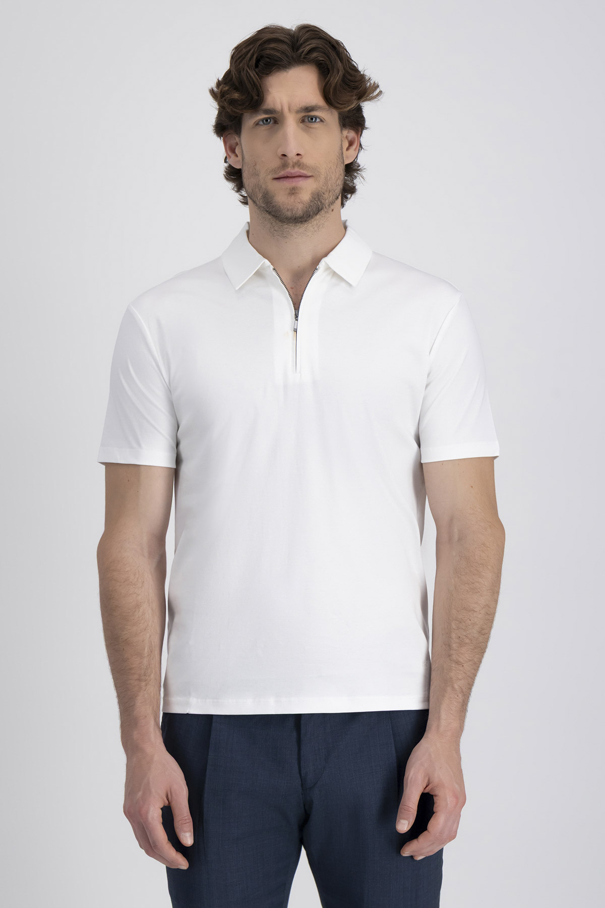 Playera Polo Mercerized Cotton Contemporary Fit image number 0