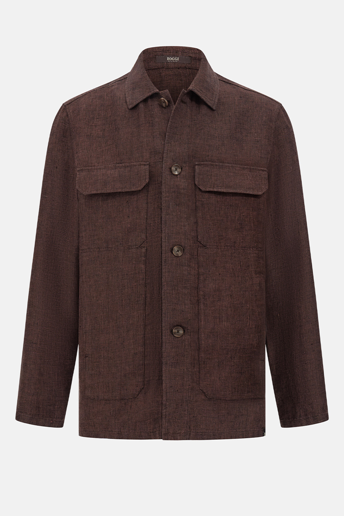 Sobrecamisa Bond de lino image number 4