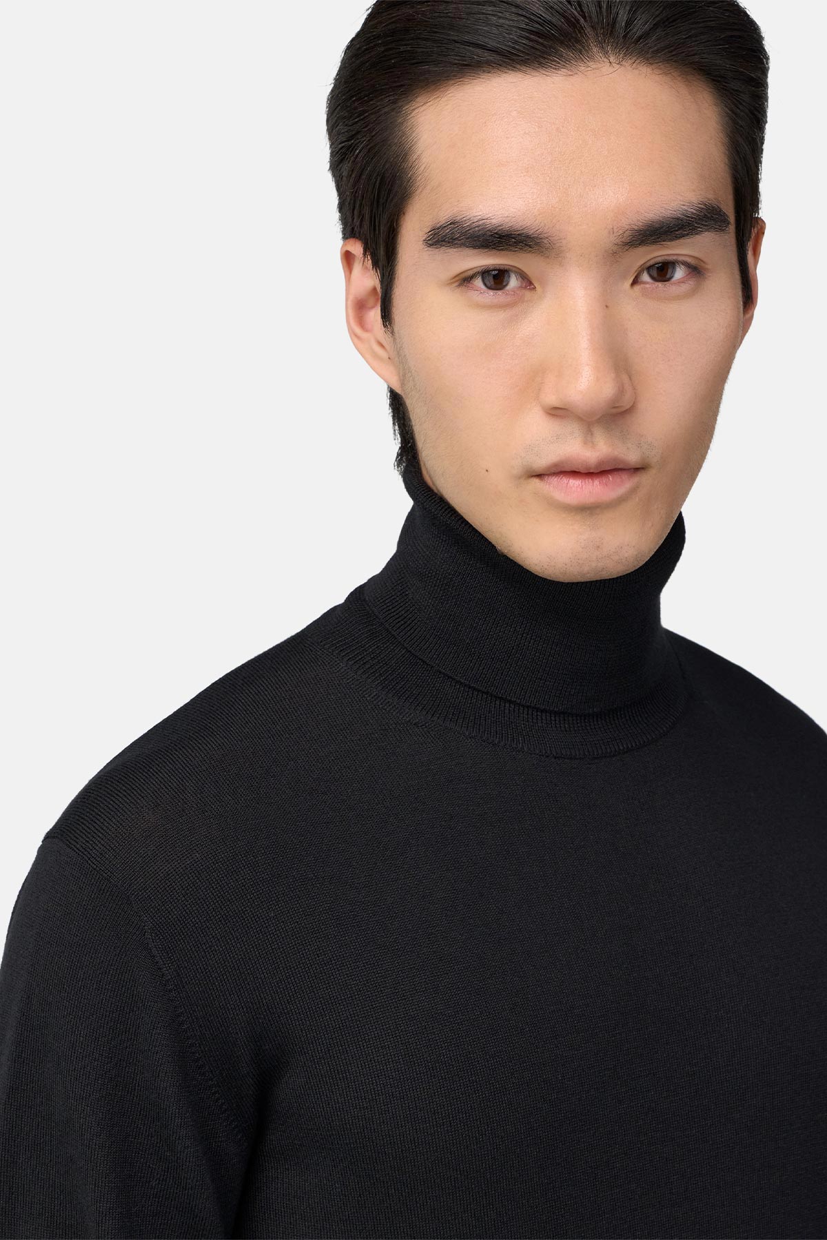 Sueter De Cuello Alto De Lana Merina