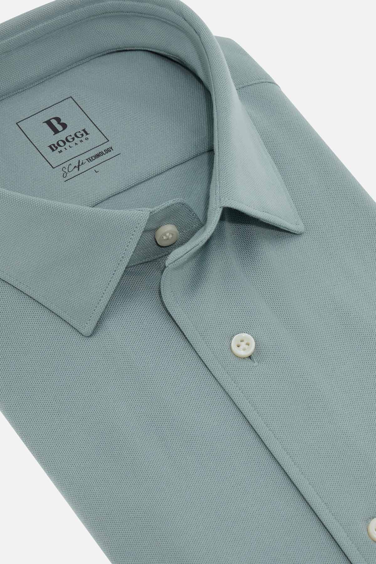 Camisa Casual Polo de piqué S.Cafè Regular Fit