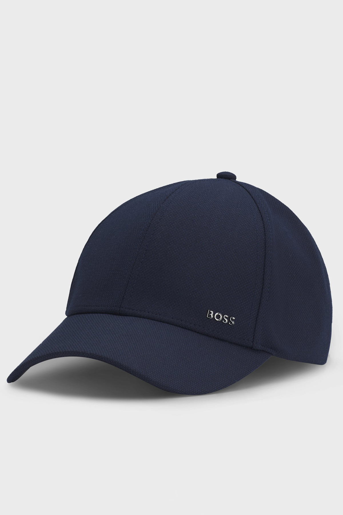 Gorra De Piqué De Punto Con Parche De Logo